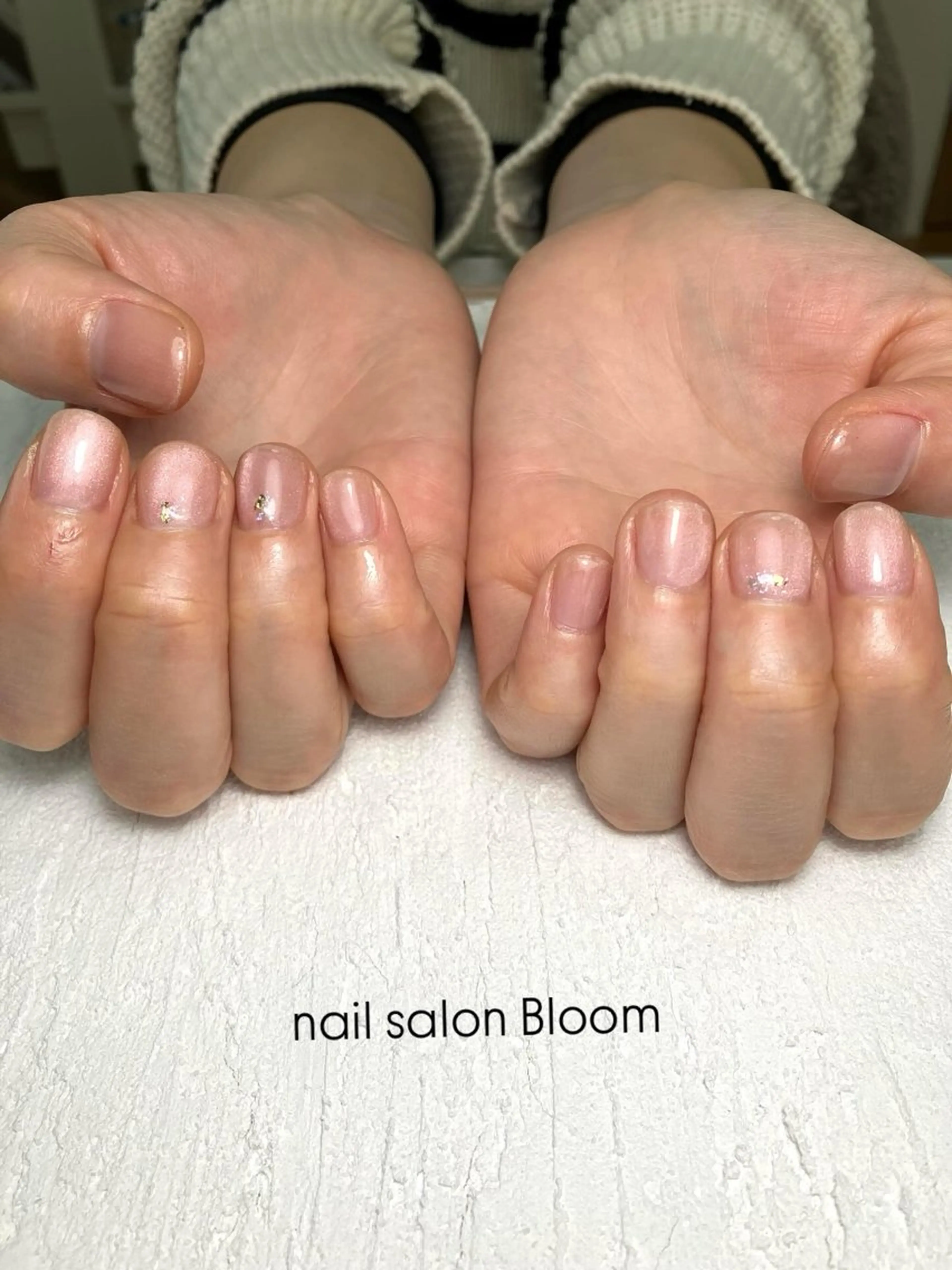 ネイル ラメ(グリッター) マグネットネイル マグネットワンカラー ワンカラーネイル ハンドネイル nail salon Bloom所属・自宅サロンBloom 橋本のネイルデザイン