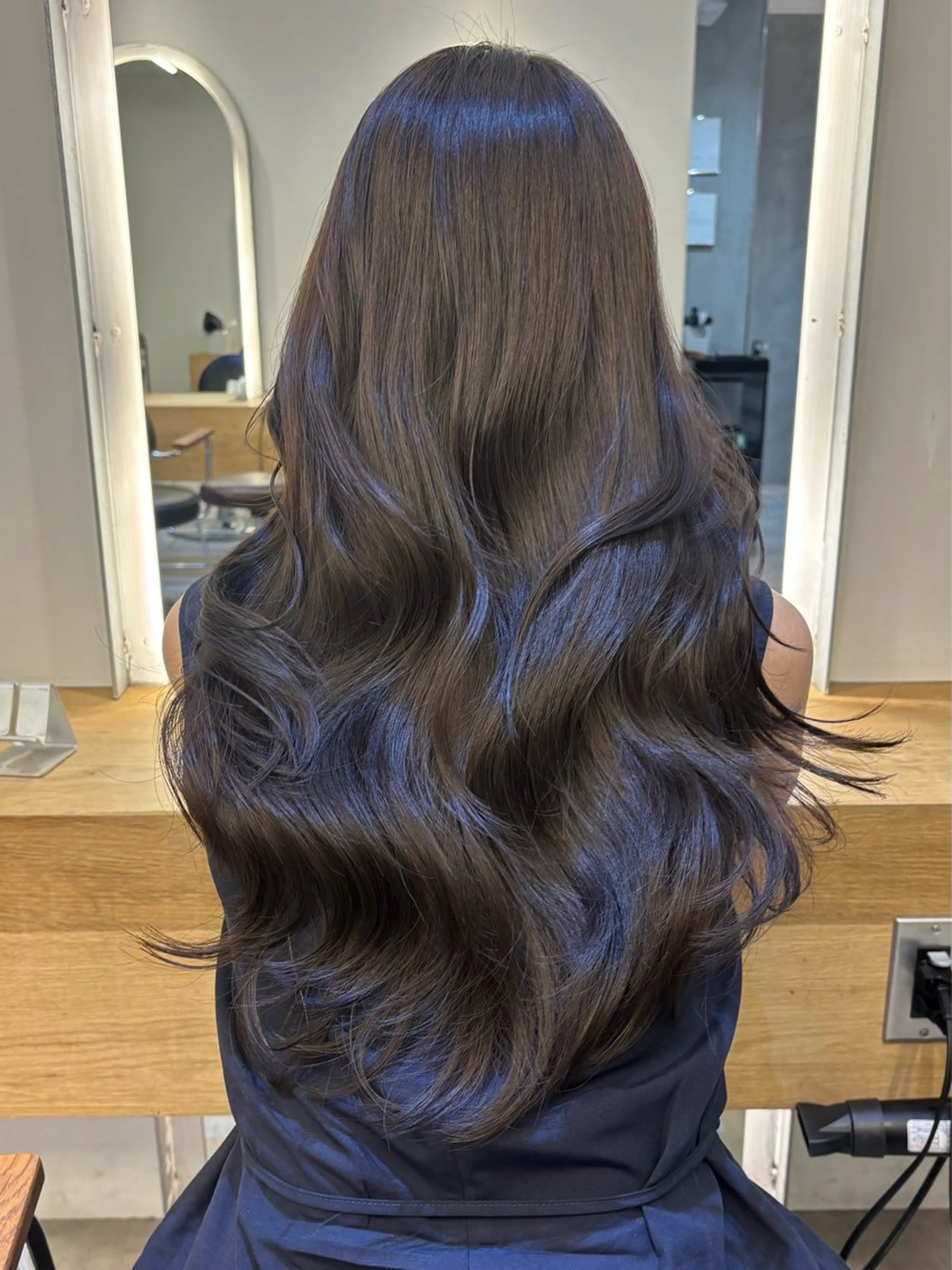 ロング カラー カット ヘアカラー トリートメント 韓国🇰🇷透明感 ERIのヘアスタイル