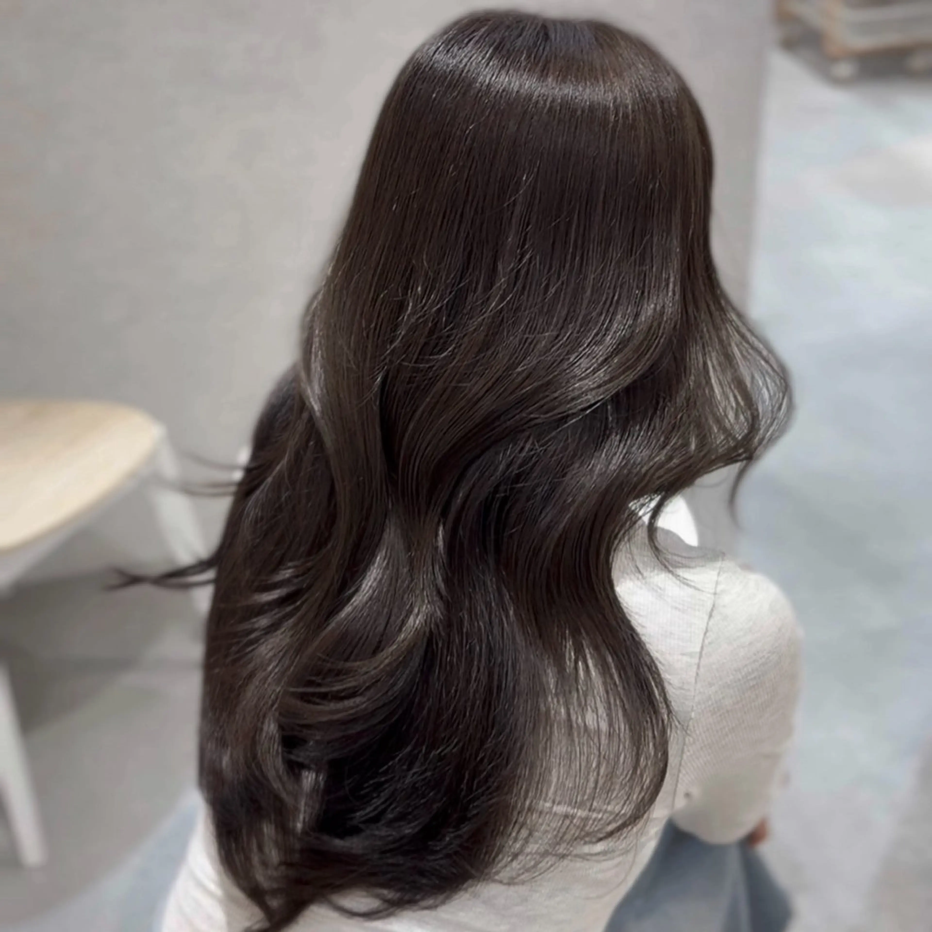 ロング カラー suzuka/透明感 カラー 美髪縮毛矯正のヘアスタイル