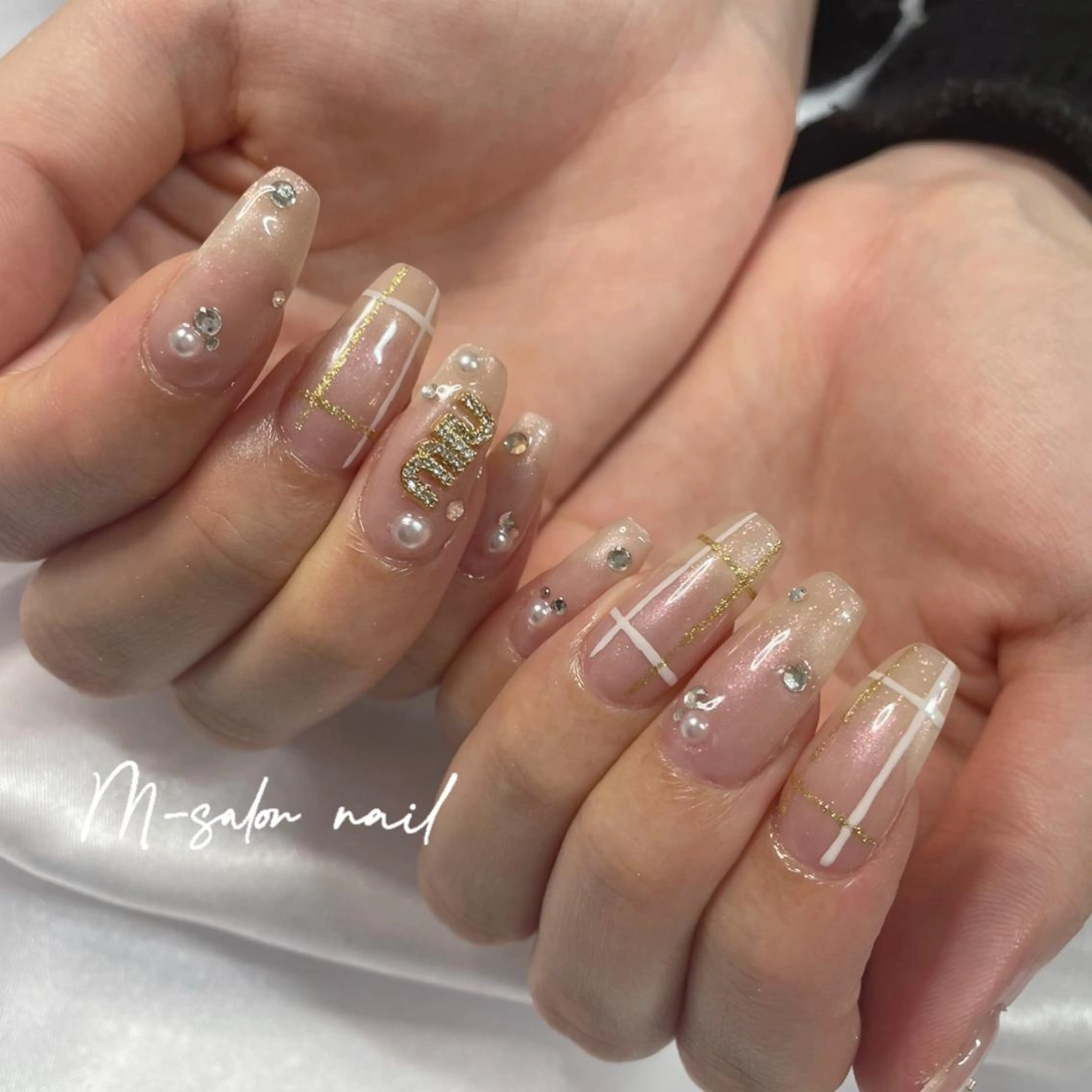 ネイル ハンドネイル 韓国/網紅/パーツ M-salonのネイルデザイン