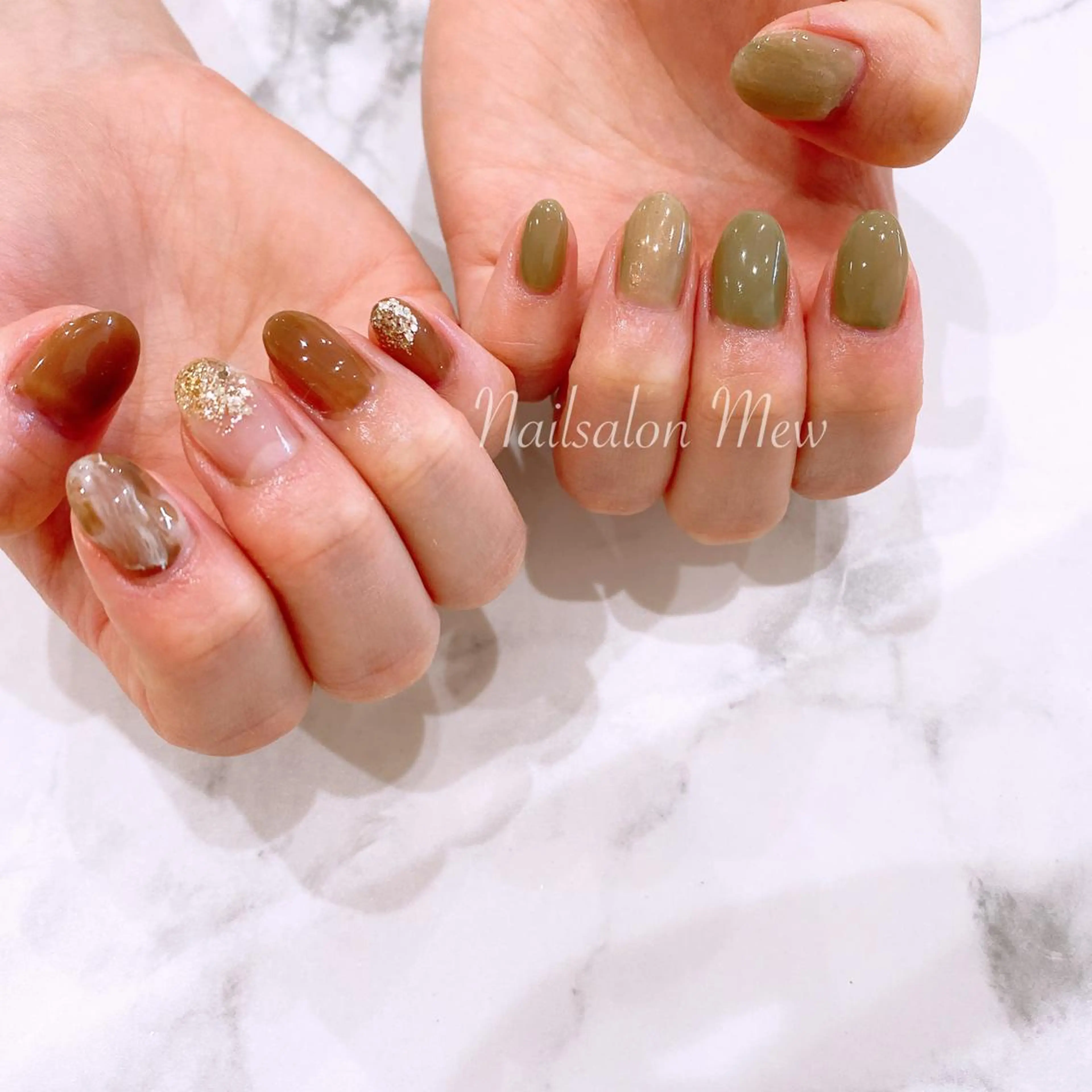 ネイル ハンドネイル Nailsalon Mew所属・Nailsalon Mew❤︎のネイルデザイン