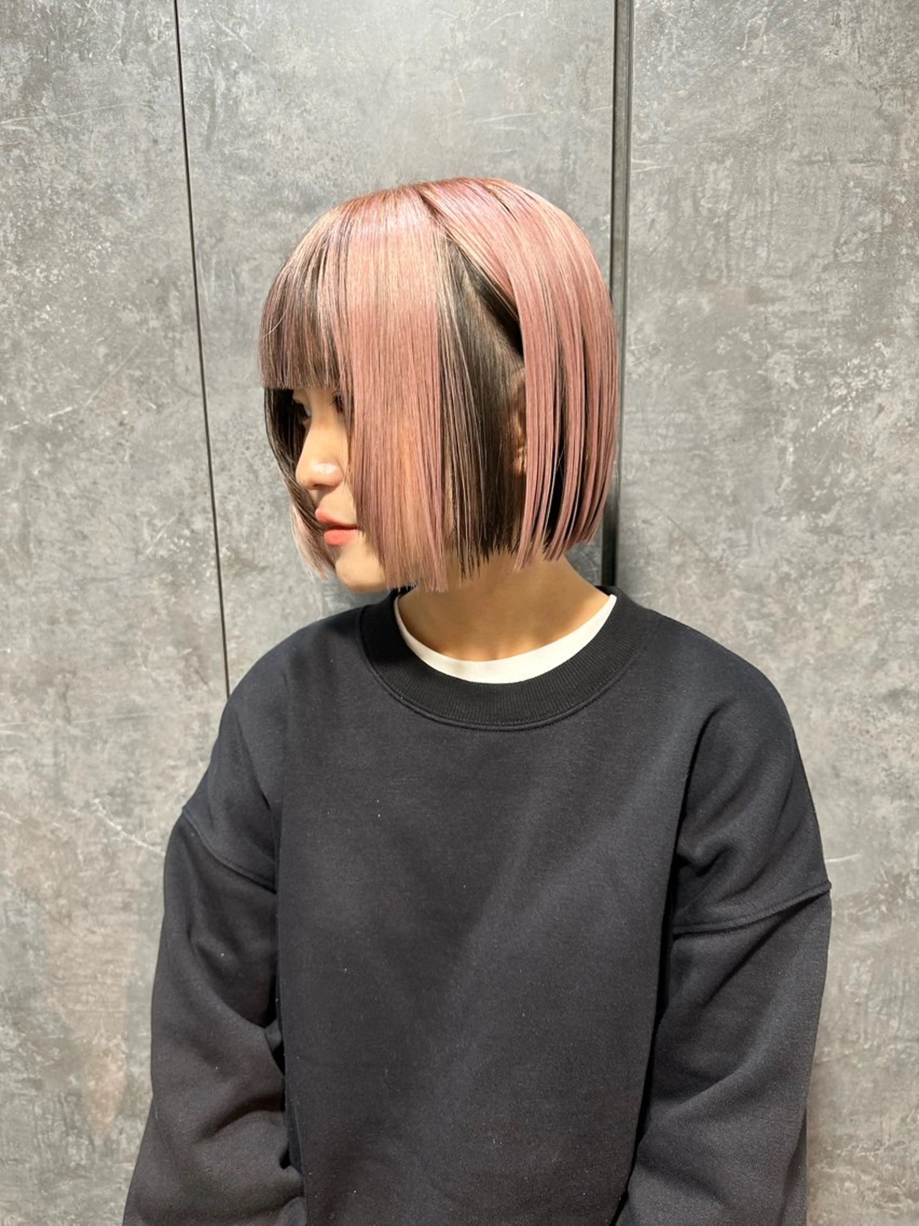 ミディアム カラー カット ヘアカラー トリートメント ワンホンヘア ケラチン/Kaitoのヘアスタイル