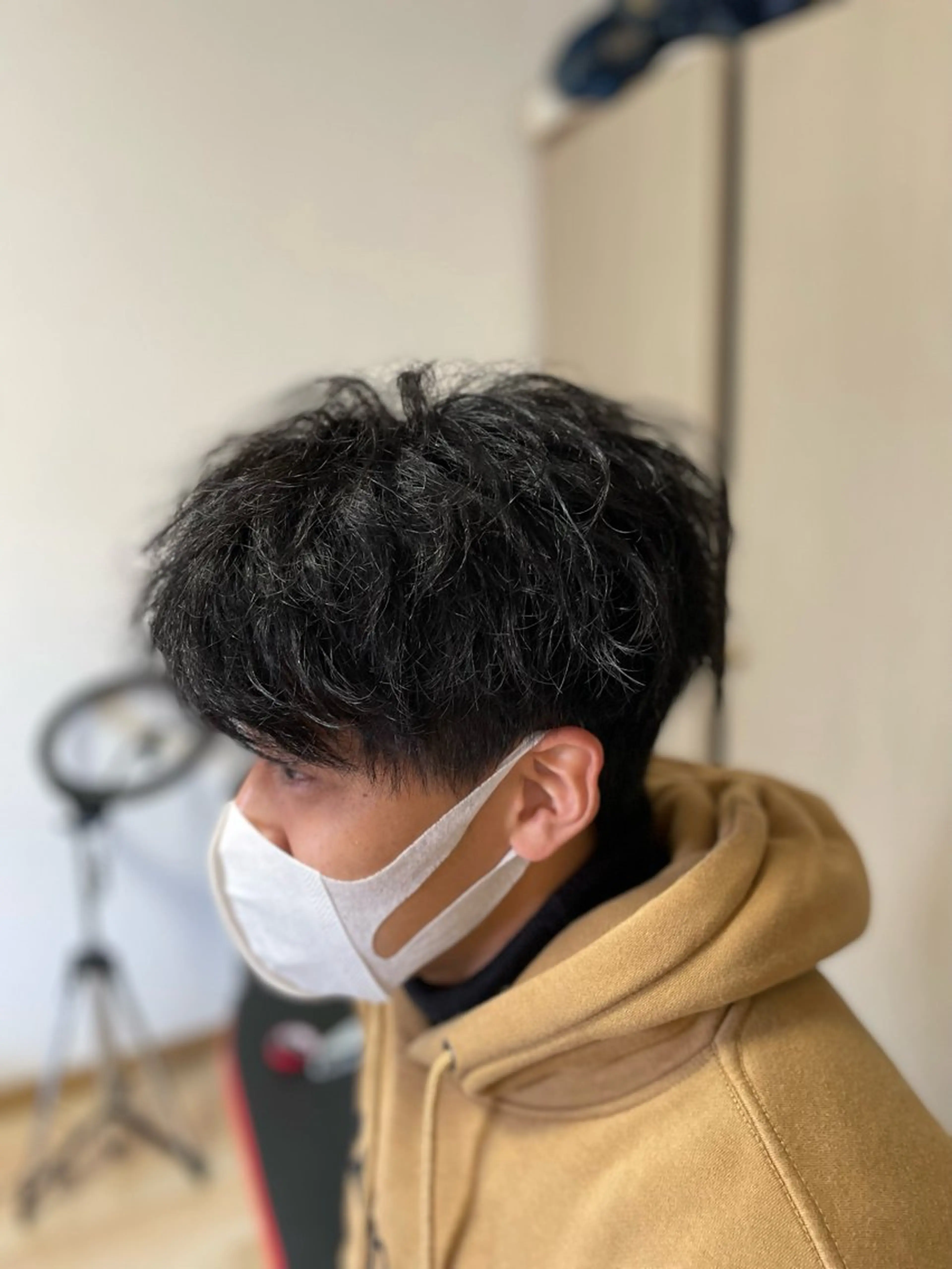 メンズ マッシュ カット 👑パーマ支持 No.1👑松田力也のヘアスタイル