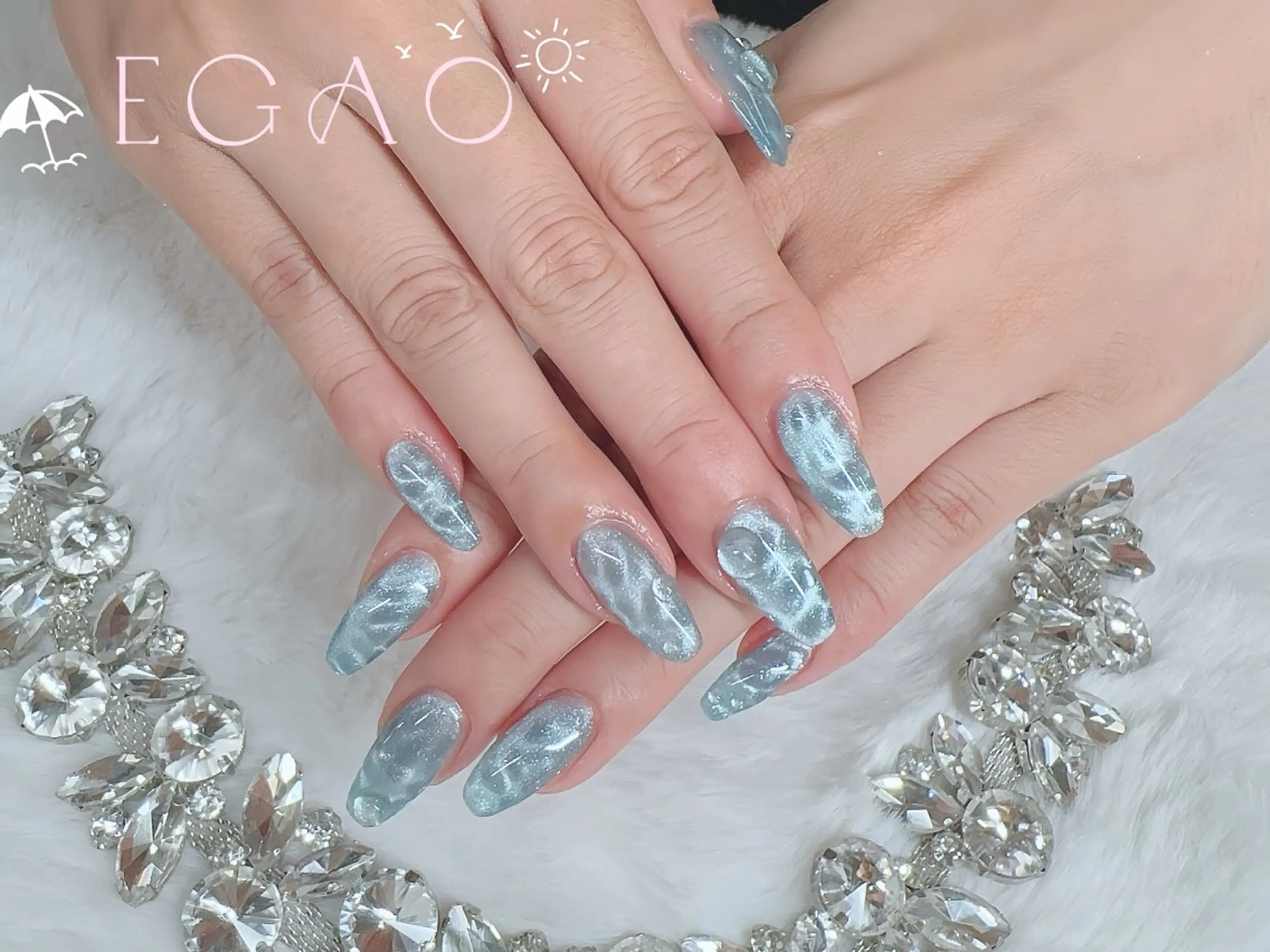 ネイル アートネイル フットネイル フレンチネイル ジェルネイル グラデーション ハンドネイル Egao Nail Salonのネイルデザイン