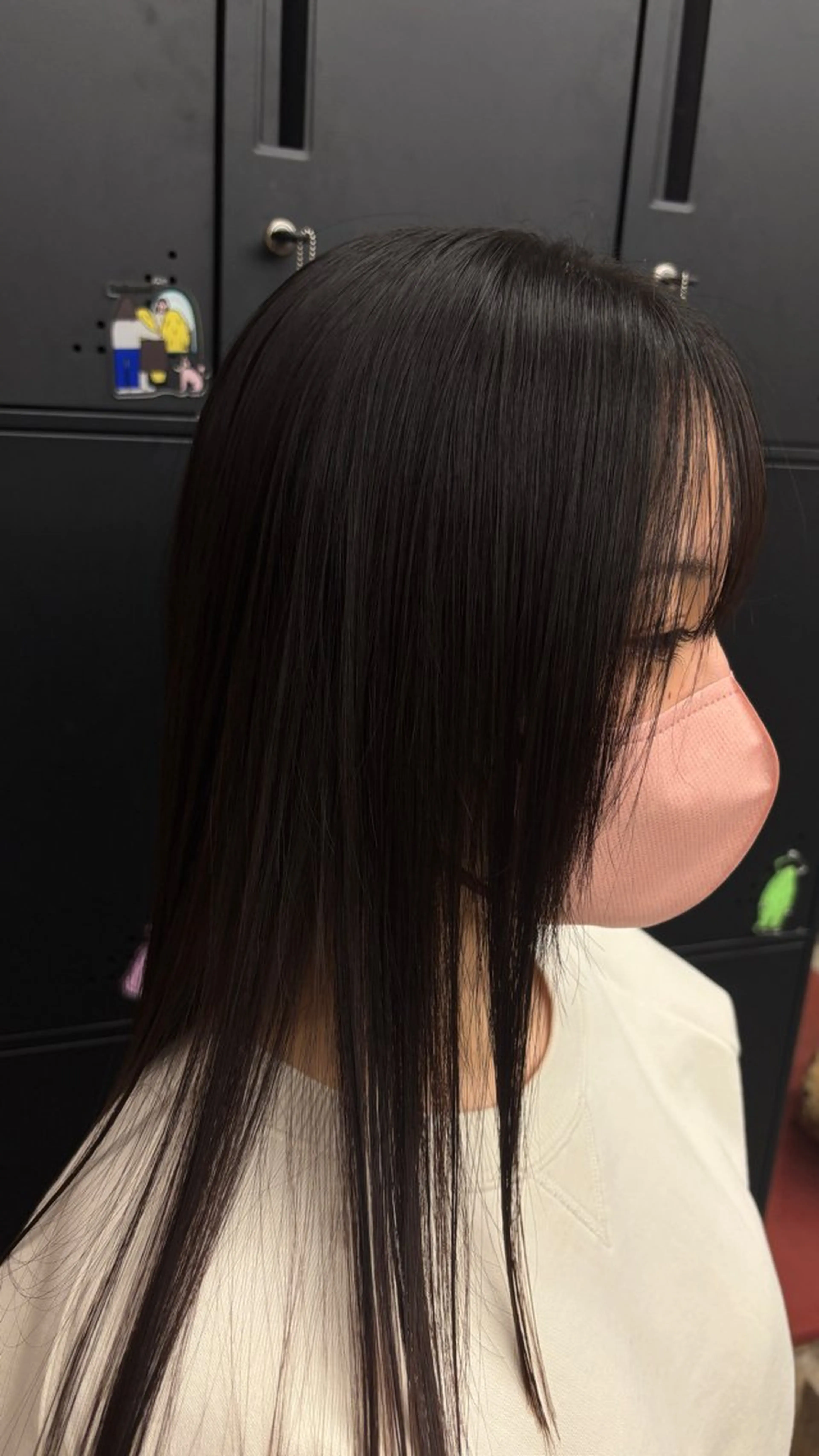 ロング パーマ 縮毛矯正 HIBIKI / ブリーチモデルのヘアスタイル