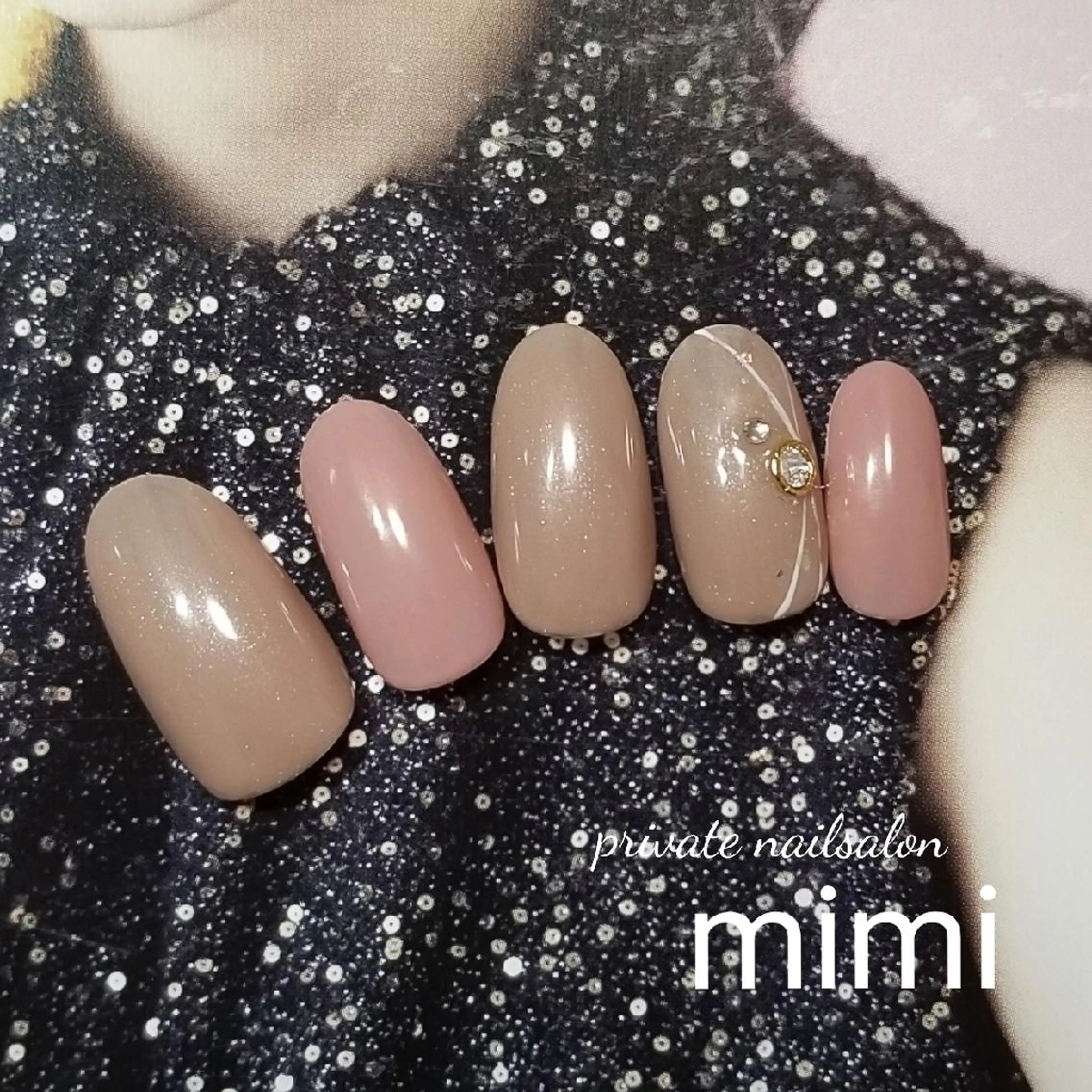 ネイル シンプルネイル 博多ネイル ｍｉｍｉのネイルデザイン