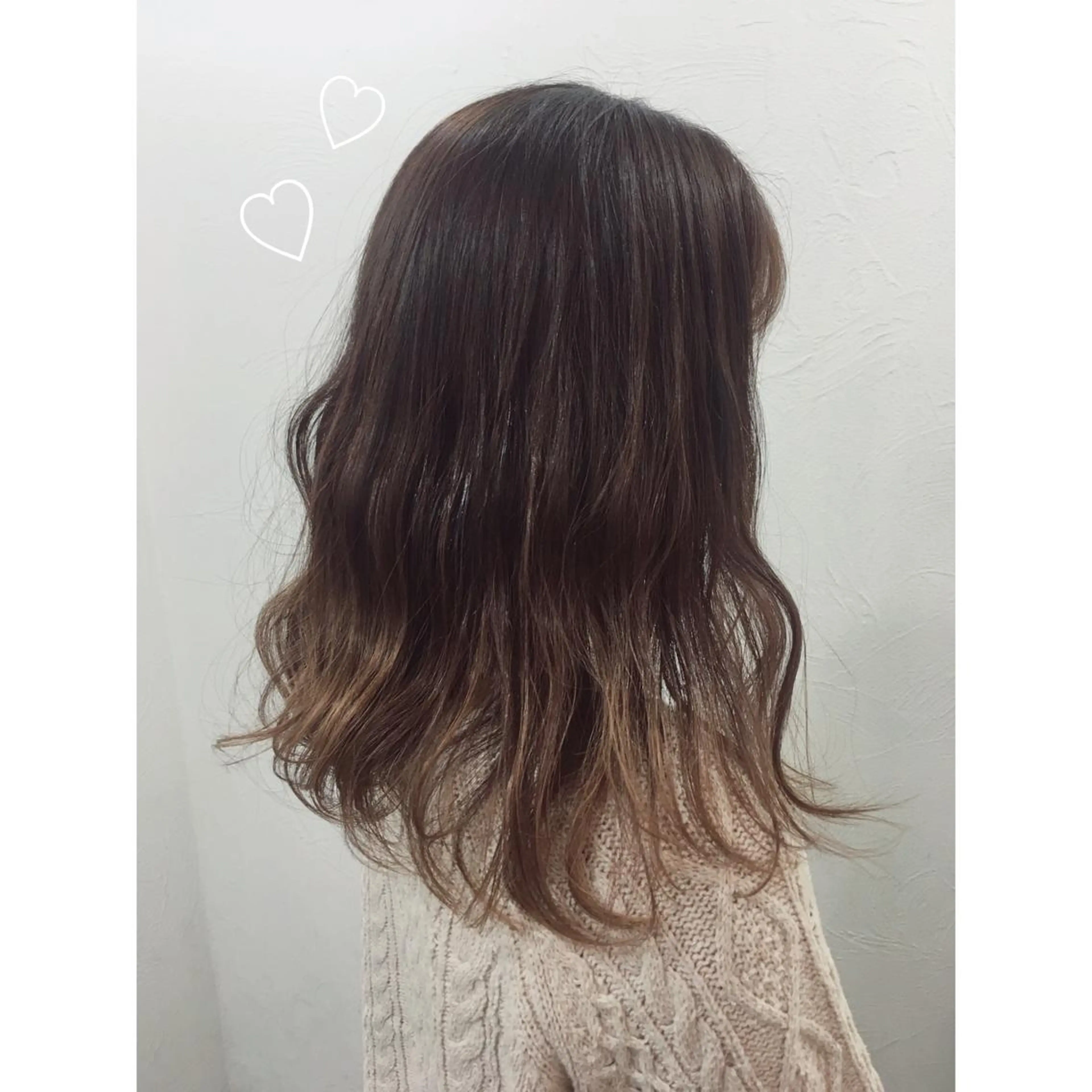 ロング レイヤーカット ロング 【今だけブリーチ 限定価格💕】すみのヘアスタイル