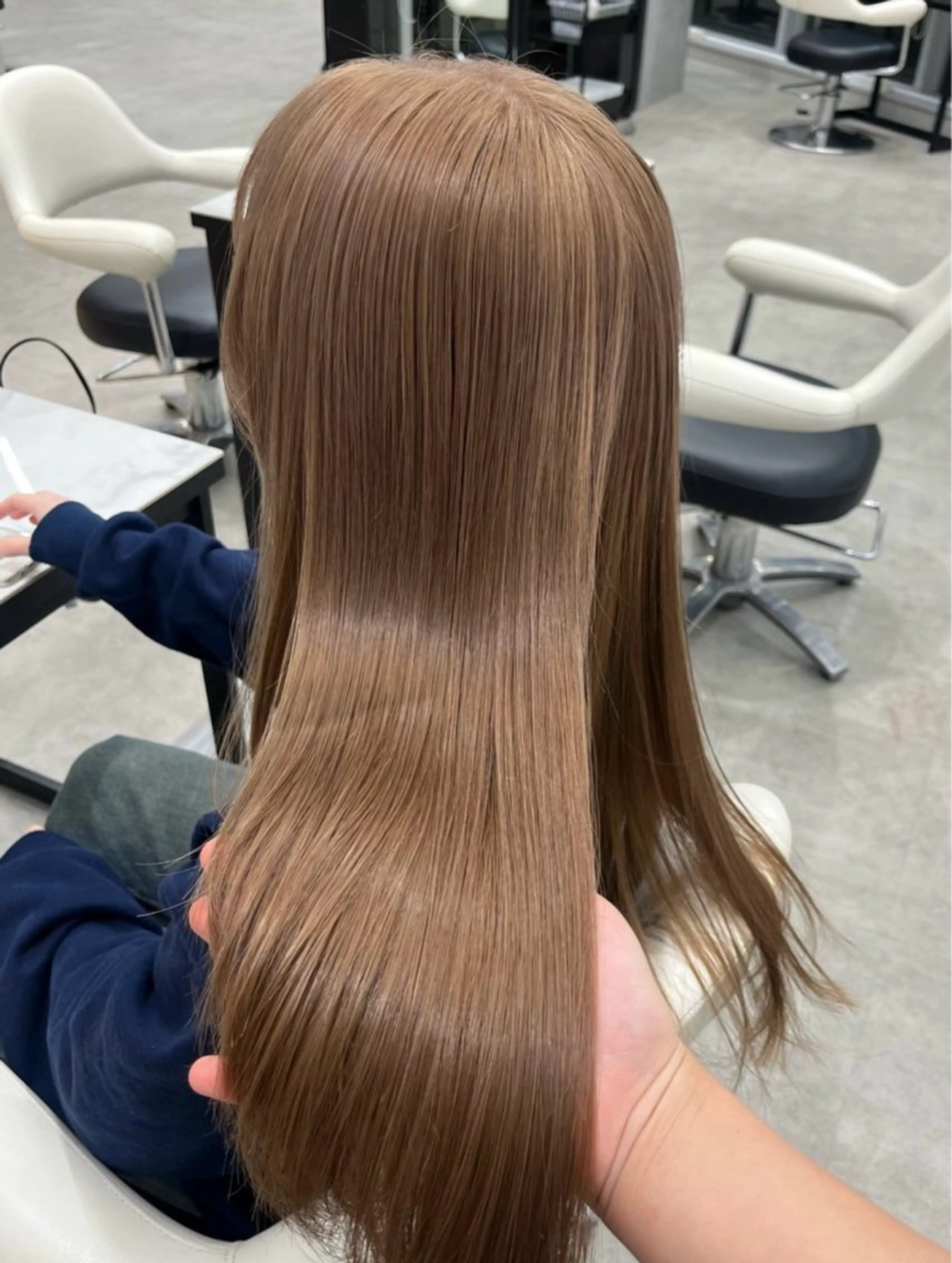 ロング カラー ブラウンカラー ダブルカラー トリートメント 🩷hair salon dot. tokyo color 🩷所属・ハイトーンカラー ⌇Hao 🎀✮のヘアスタイル