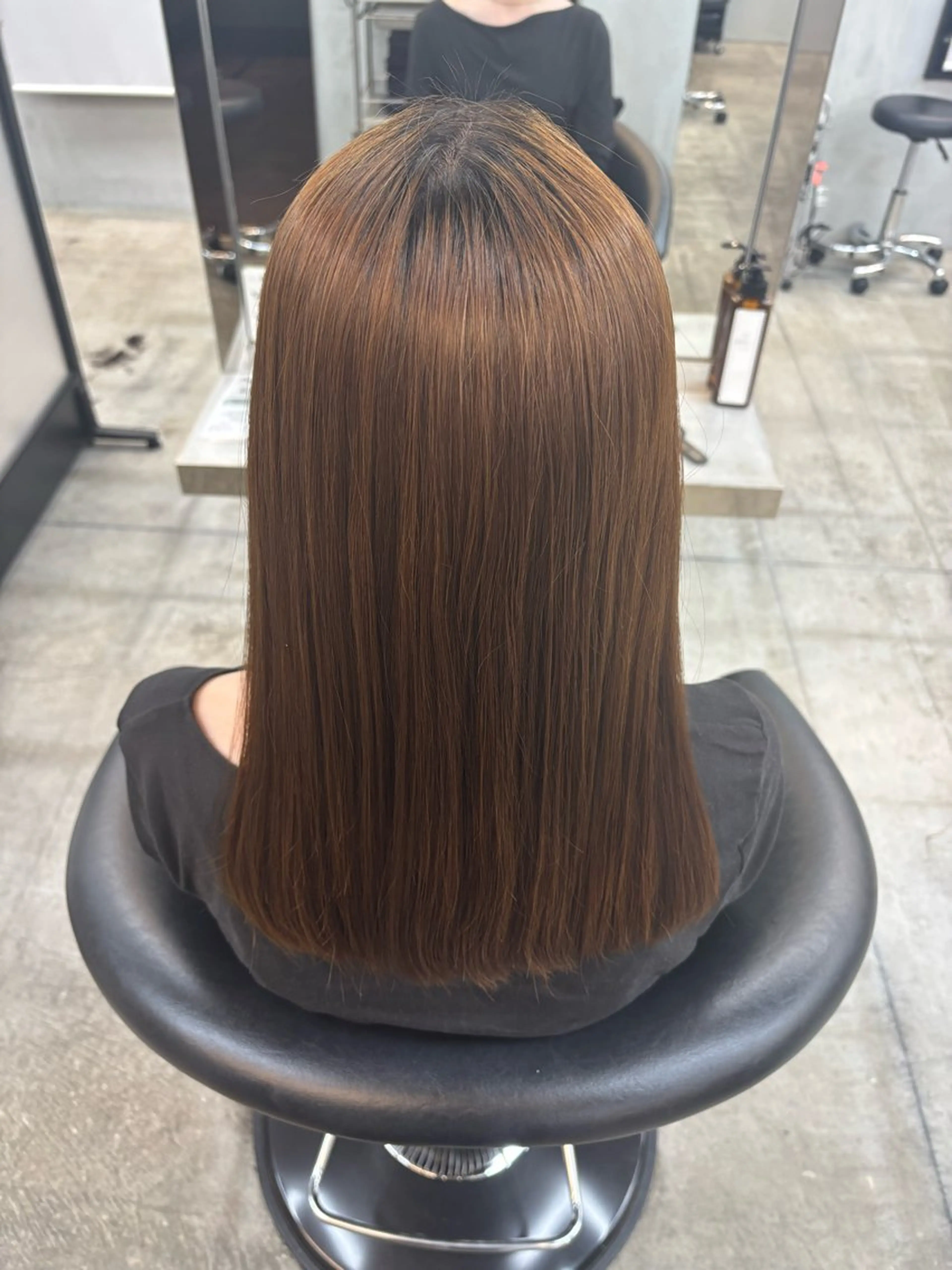 ロング 飛田 真彩のヘアスタイル