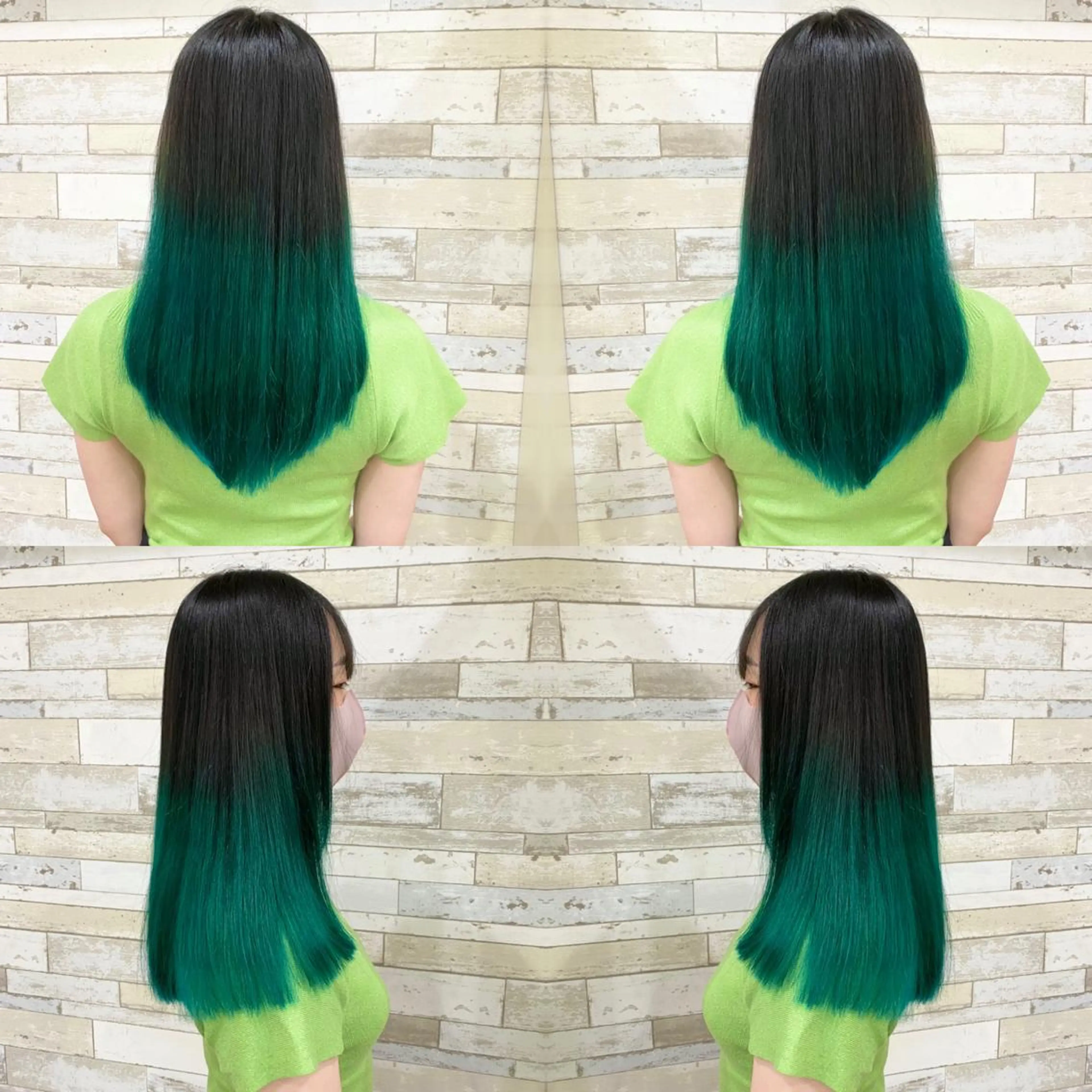 セミロング カラー ヘアカラー トリートメント "PEPPU "所属・派手髪、ハイトーン ショートヘアShinのヘアスタイル