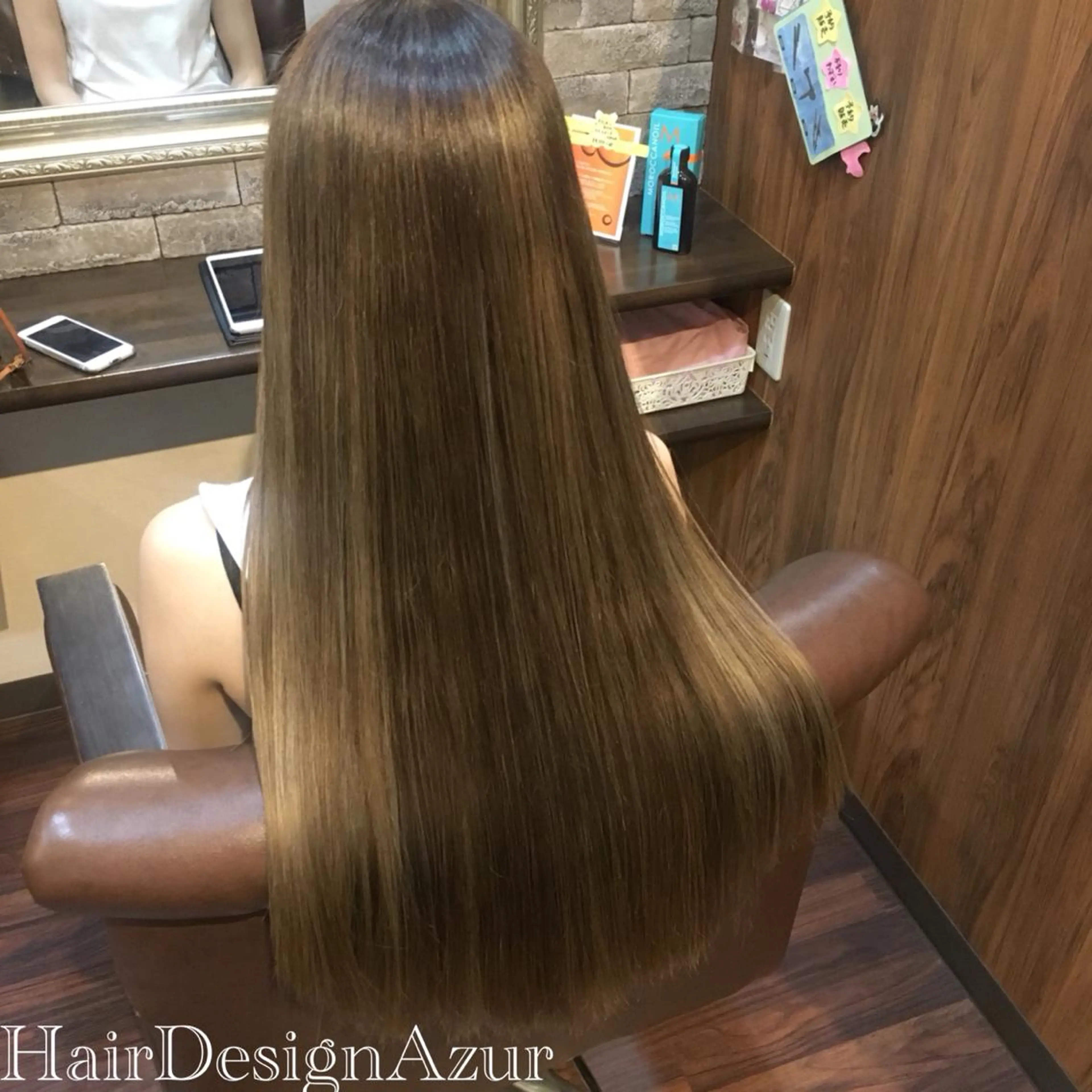 ロング カラー HairDesign Azurのヘアスタイル