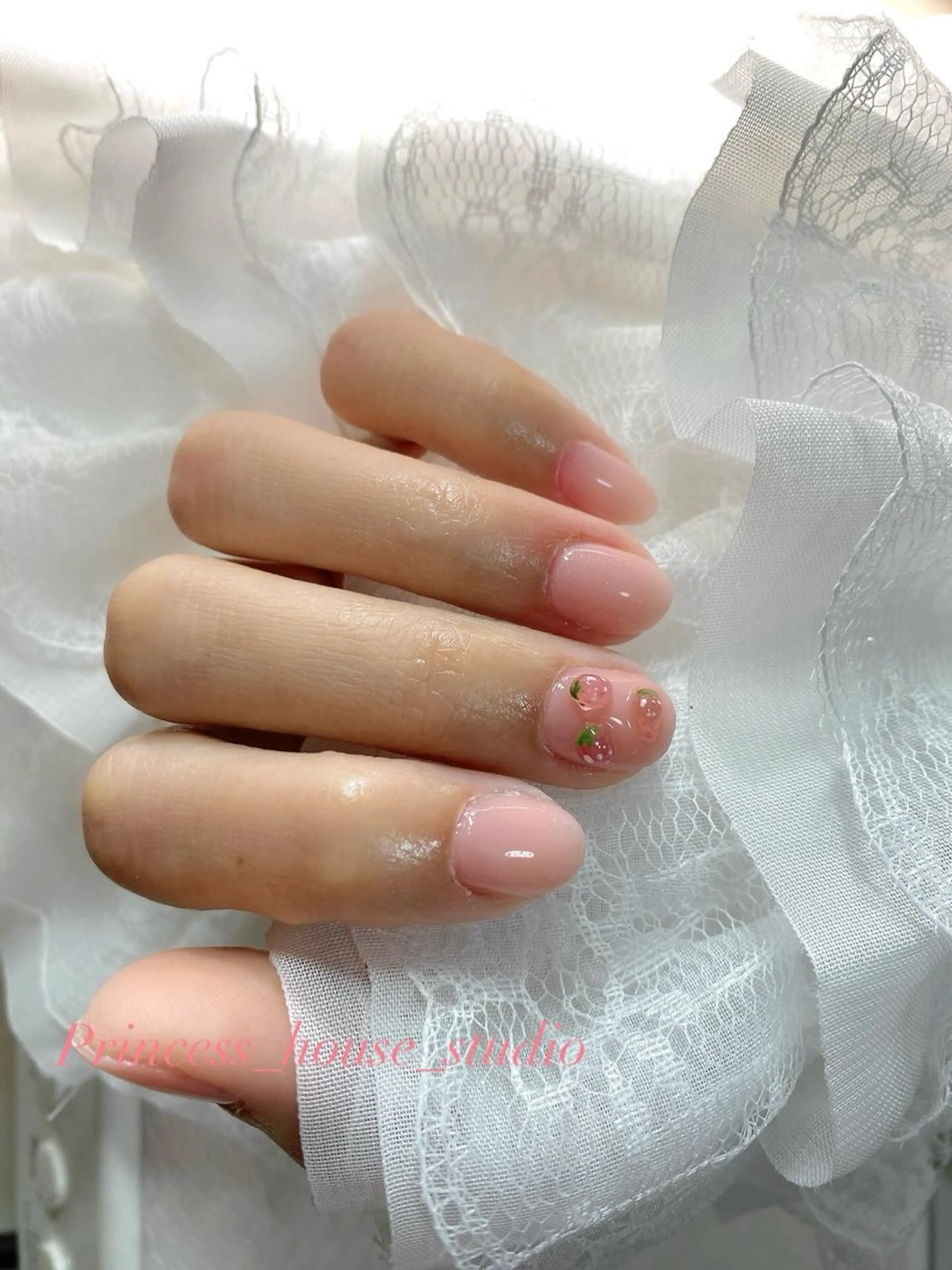 ネイル マグネットネイル ワンカラーネイル プリンセスハウス所属・プリンセスハウス 自宅サロンのネイルデザイン