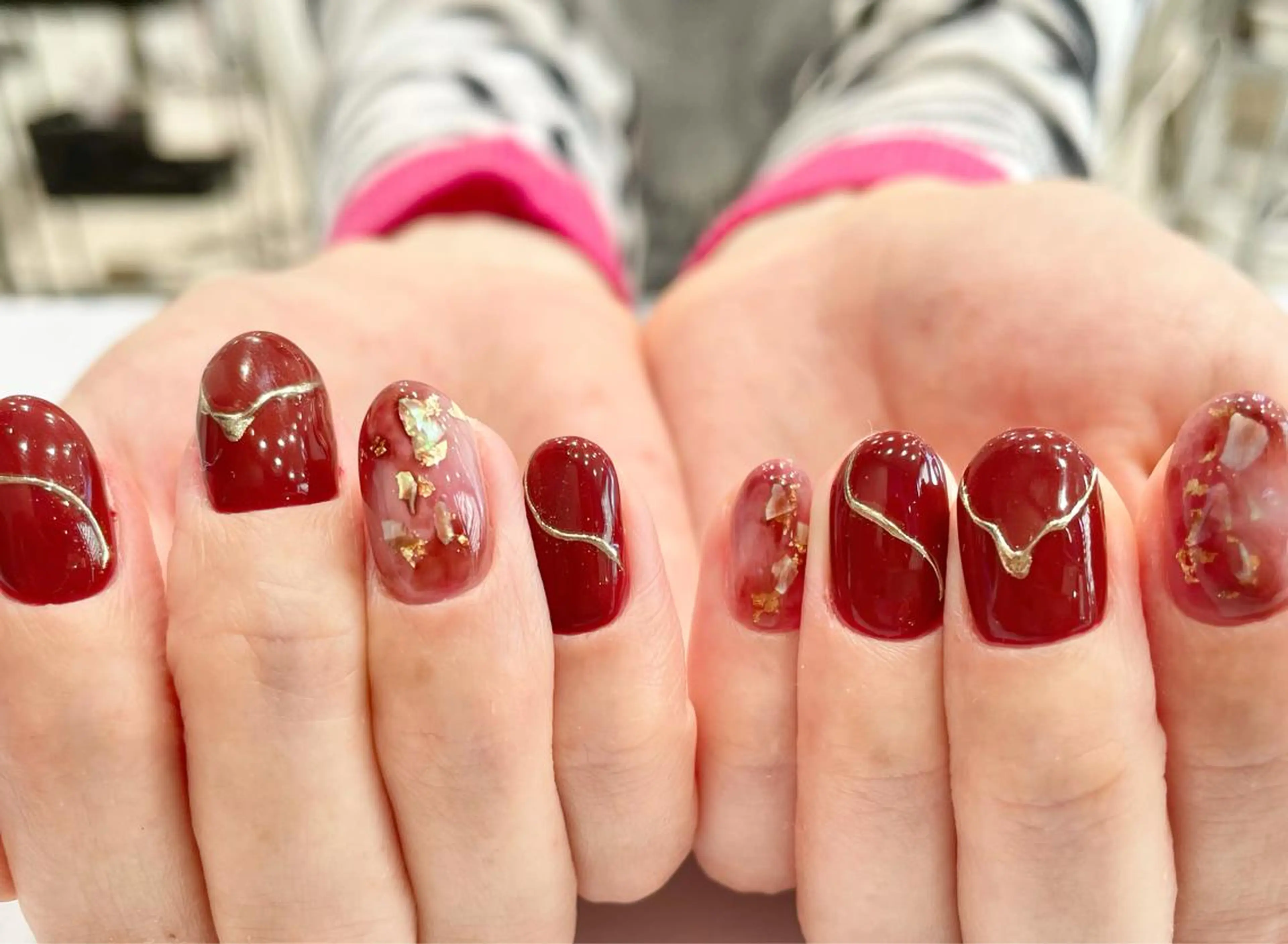 ネイル ハンドネイル Ash関内ネイリスト 荒木晴香のネイルデザイン