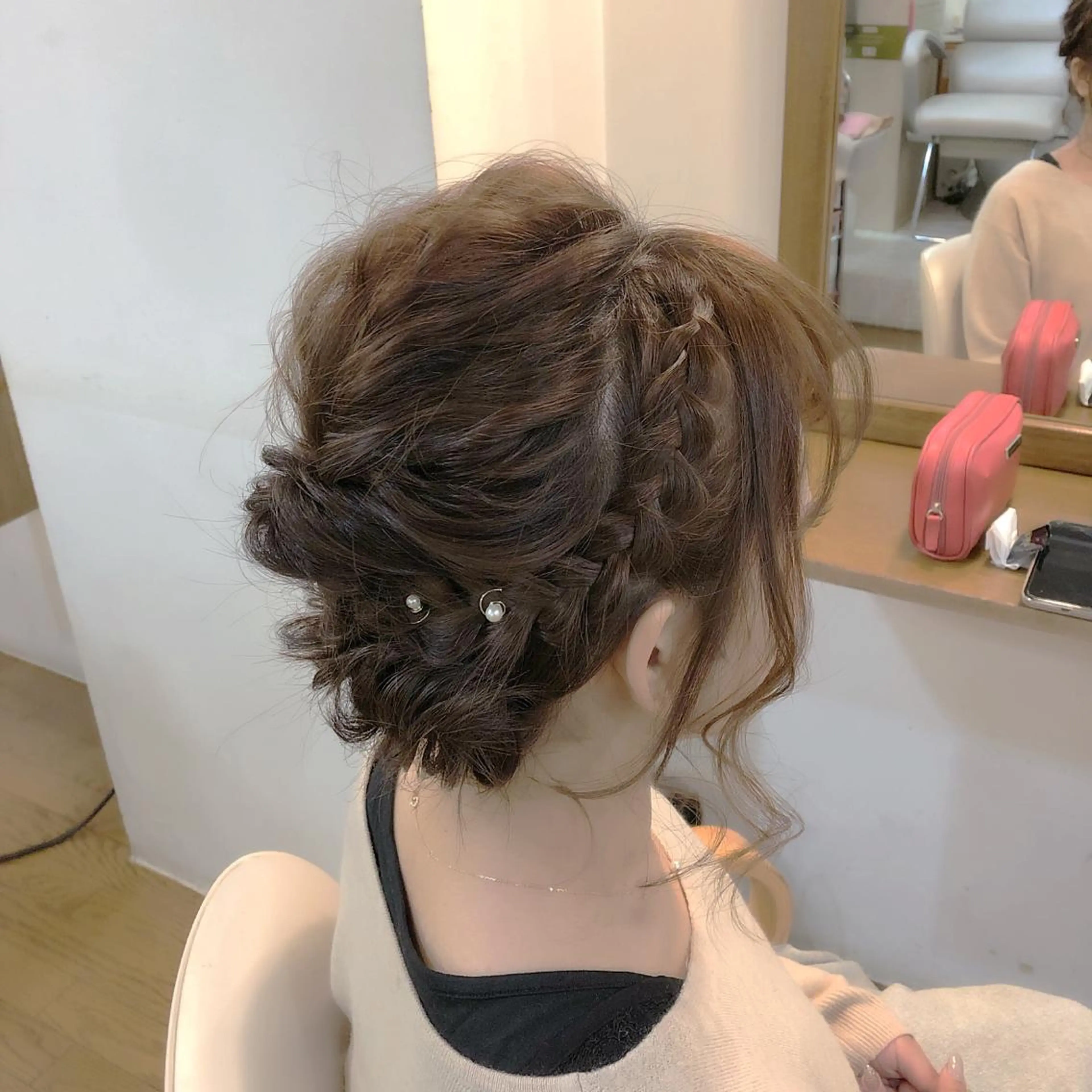 ミディアム ヘアアレンジ Monica-札幌美髪専門美容室-所属・塩崎 春香のヘアスタイル