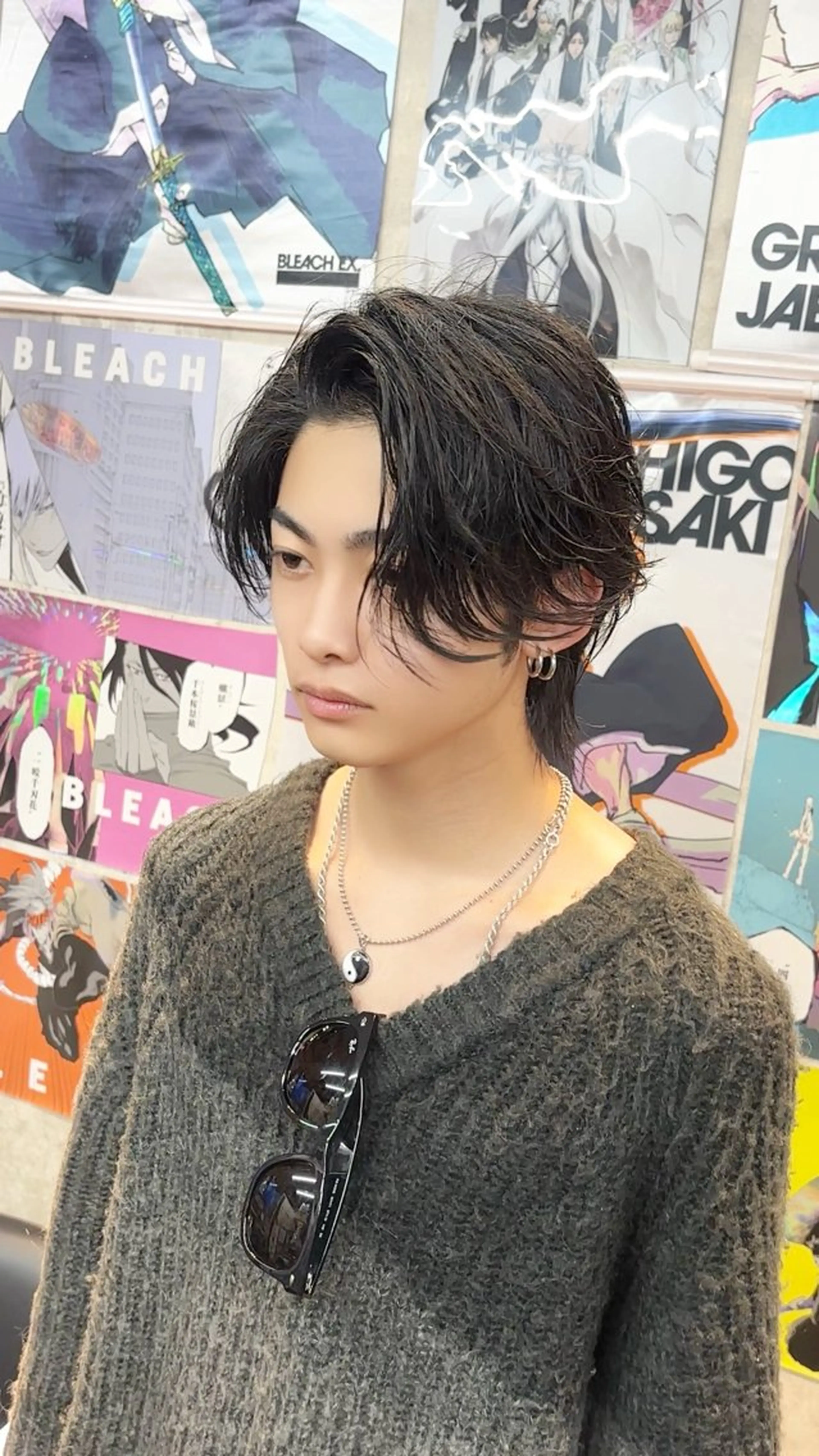 メンズ センターパート sai所属・sai原宿 まひろのヘアスタイル