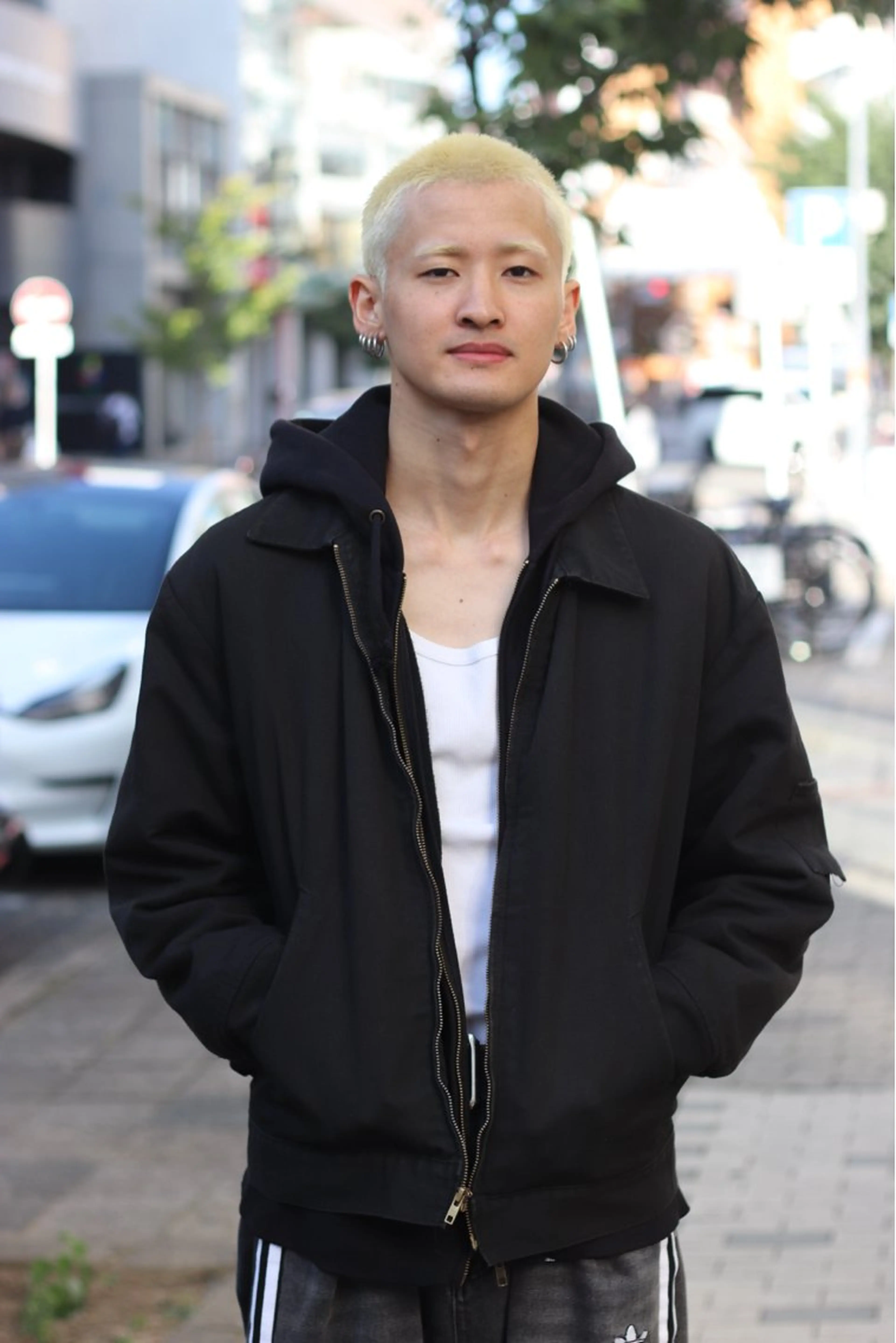 ショート カラー メンズ カット ヘアカラー Joh/メンズカット /レイヤー/ブリーチのヘアスタイル