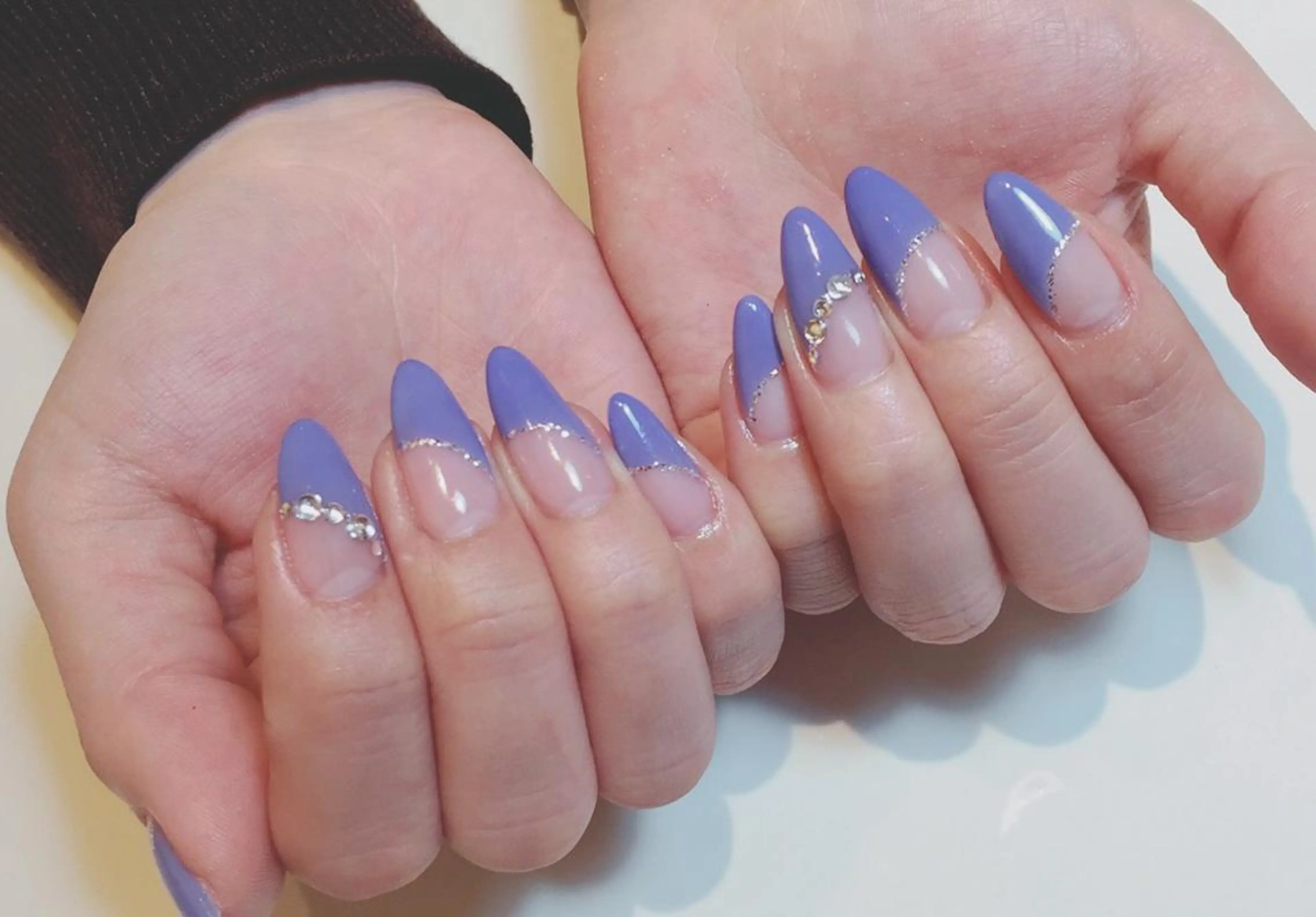 ネイル ブルー ハンドネイル ハンドケア NAIL 106G所属・西日暮里駅徒歩1分/ NAIL106Gのネイルデザイン
