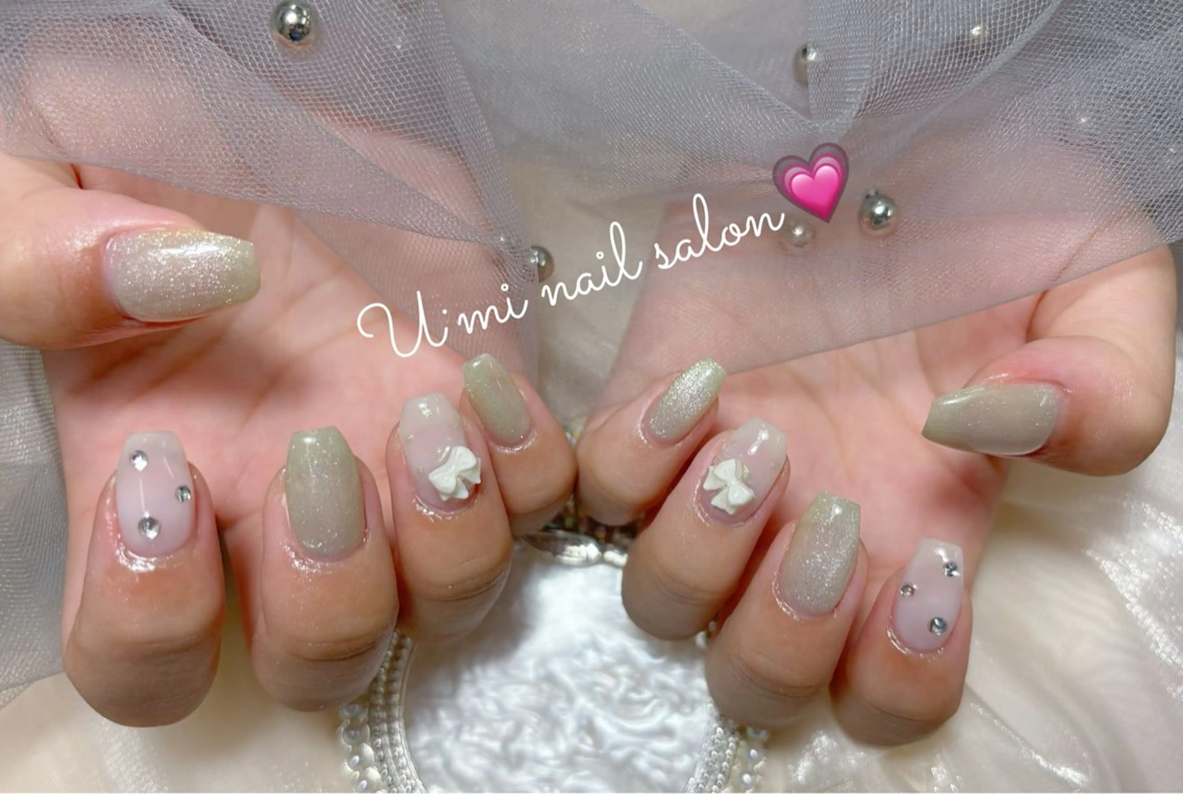 ネイル シンプルネイル U·Mi nail salon所属・U·MI 長さ出し専門店のネイルデザイン