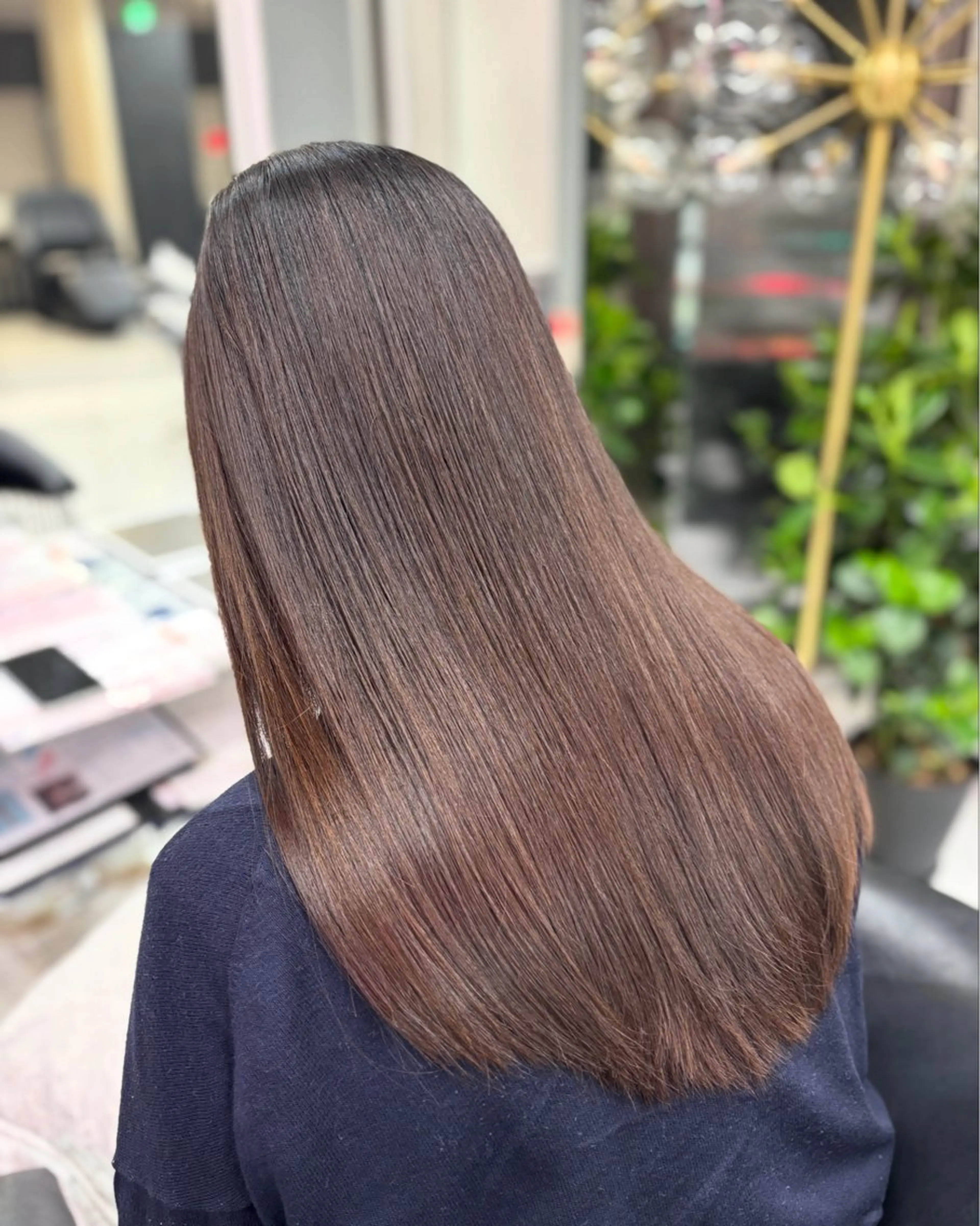 ロング Sakuraෆ˚* 艶カラー×まつパ💖のヘアスタイル