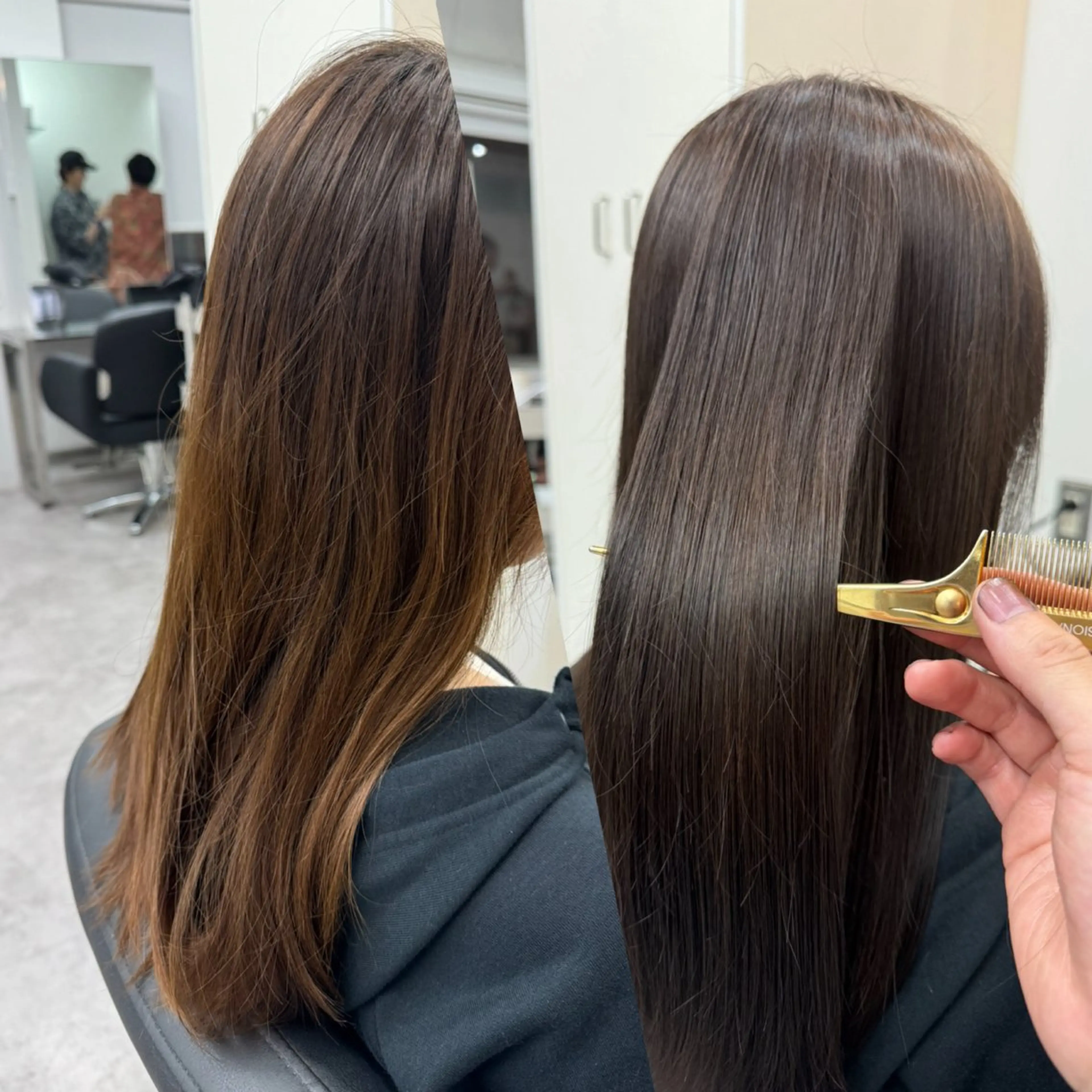 カラー ヘアカラー トリートメント 🍎リンゴ 髪質改善🍎のヘアスタイル