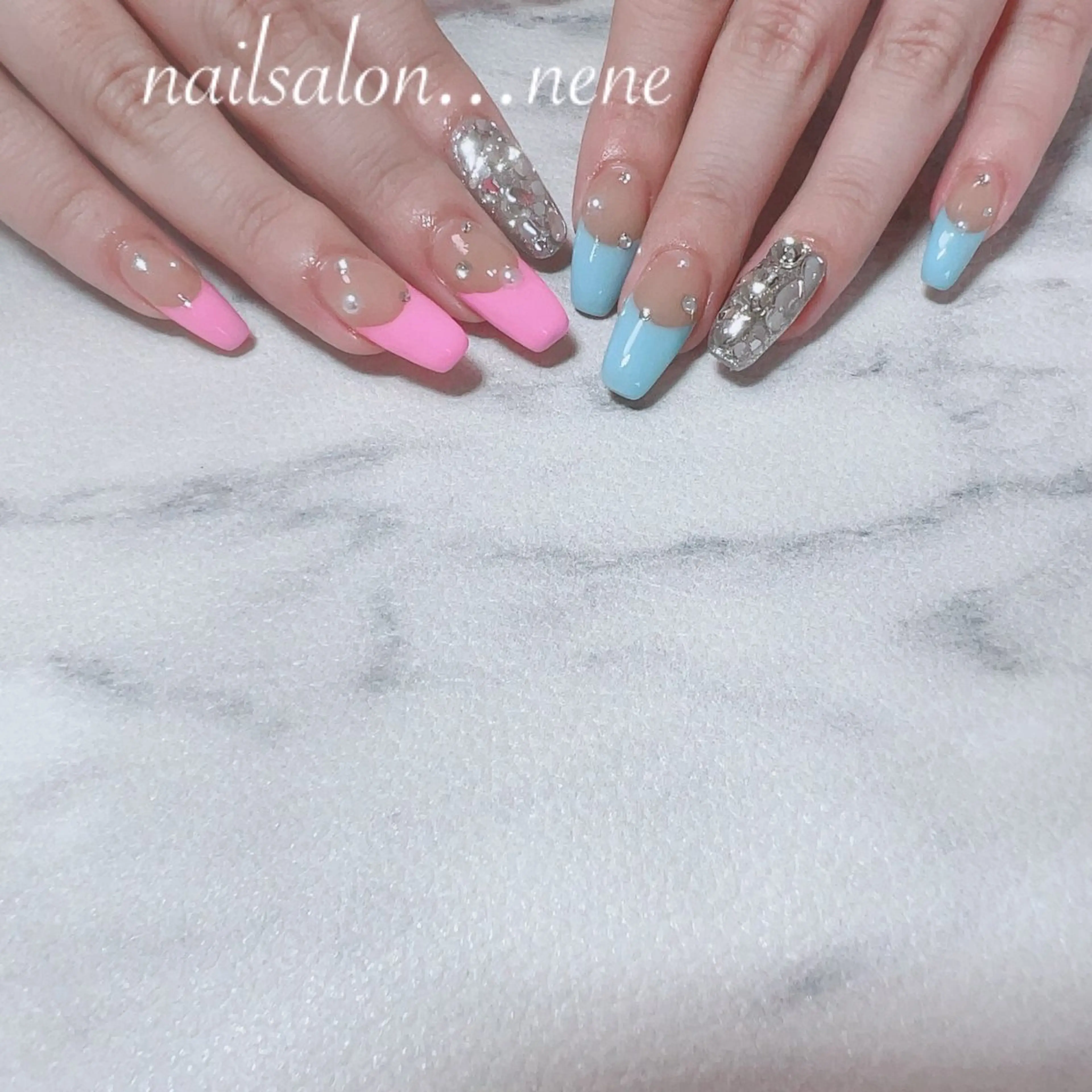ネイル フレンチネイル nailsalon ...neneのネイルデザイン