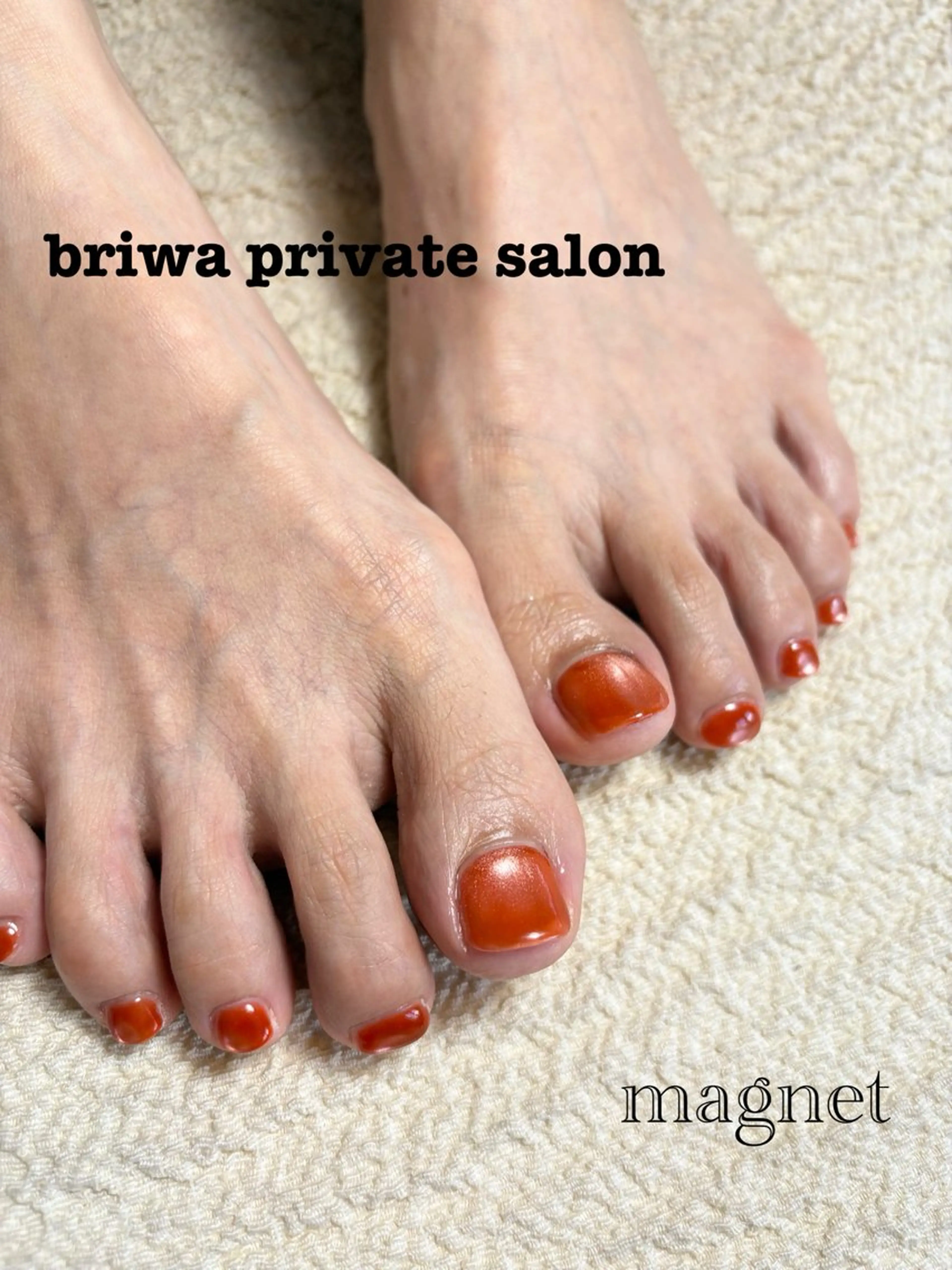 ネイル フットネイル Briwa✨nail 💅enoi ❤︎のネイルデザイン