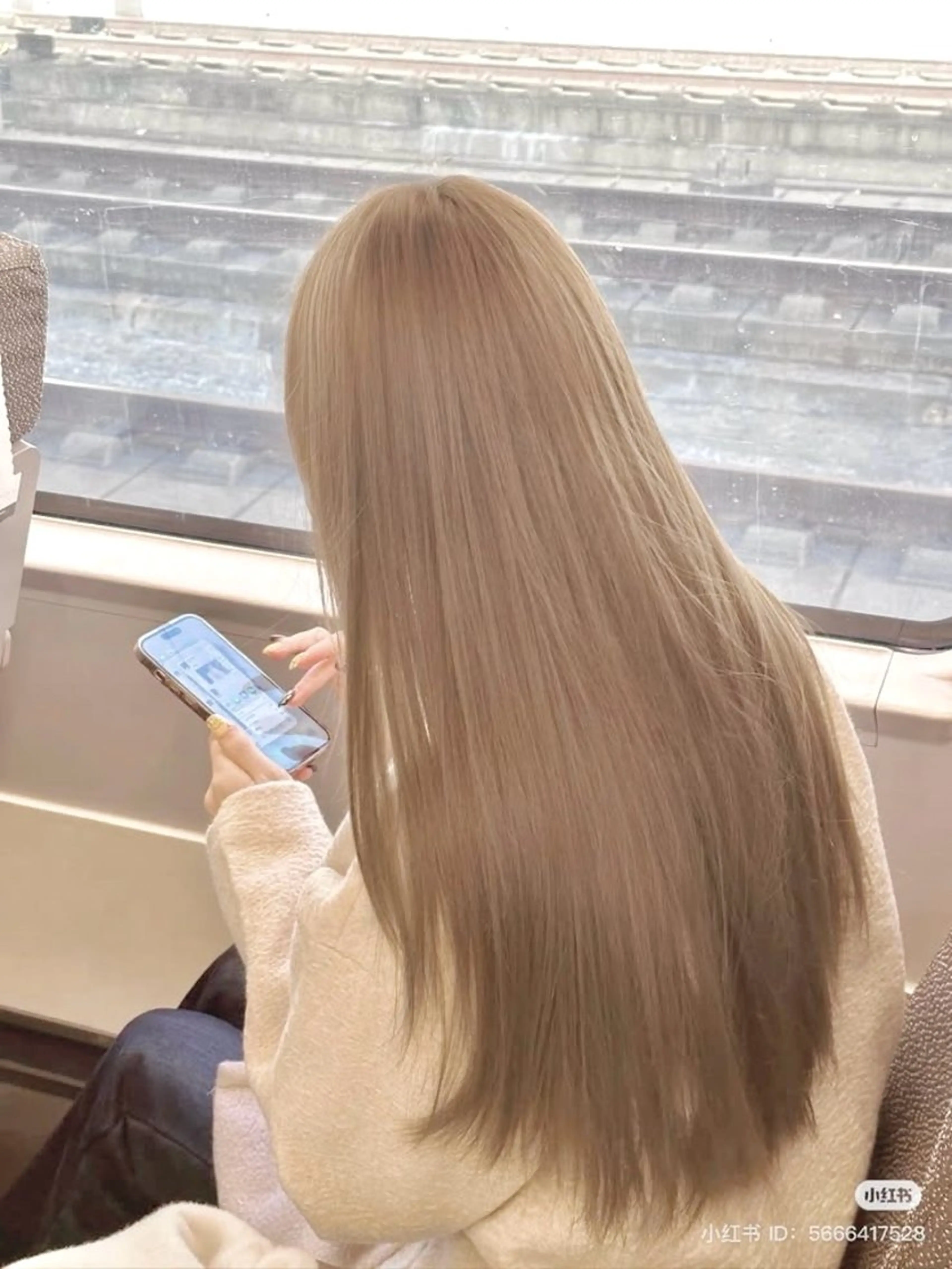 カラー 透ける透明感カラー 🩶anju🪽ྀིのヘアスタイル