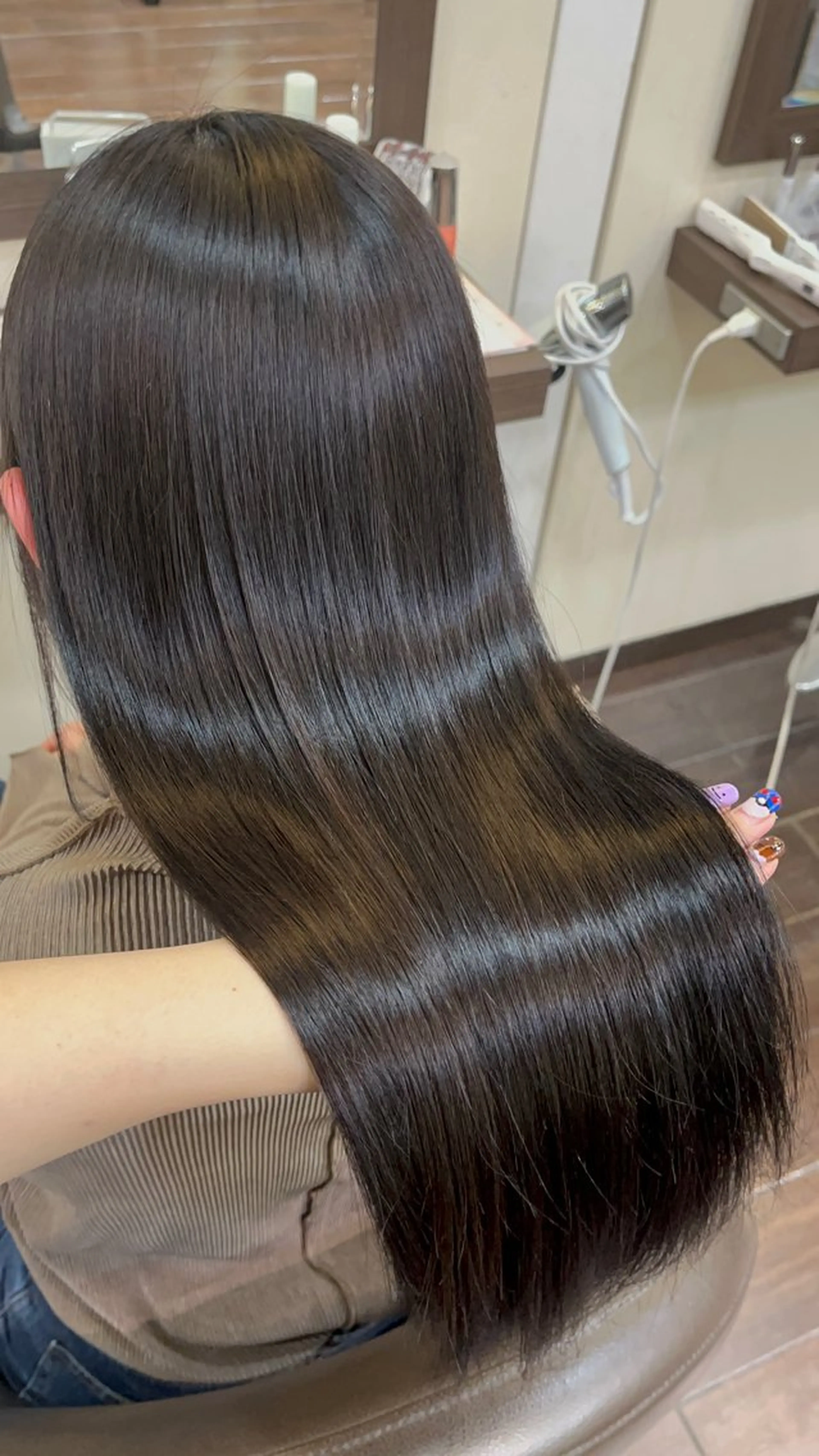 ロング 髪質改善 トリートメント ボブ/暖色カラー コウボヒカルのヘアスタイル