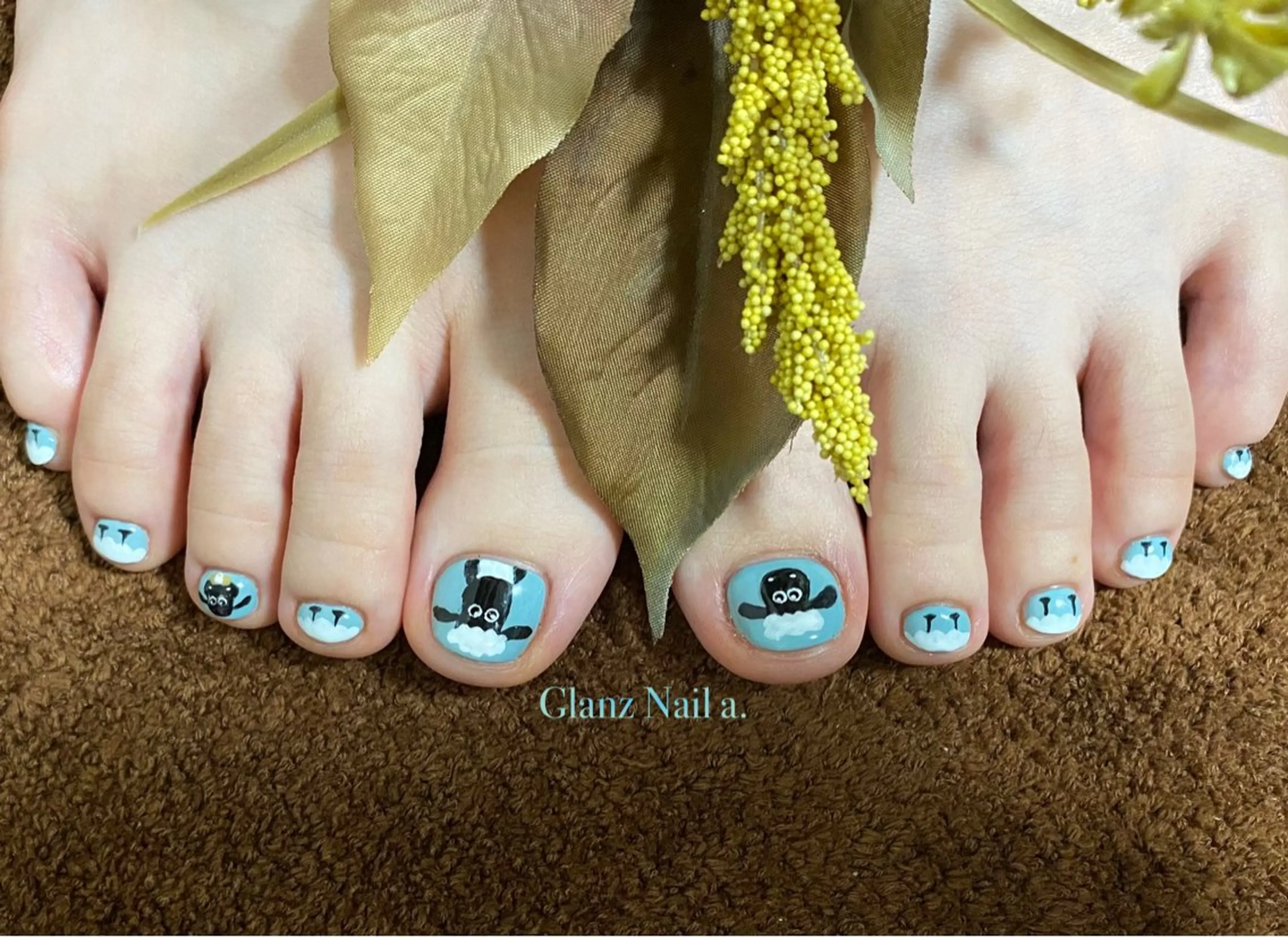 ネイル アートネイル フットネイル Glanz  Nail aのネイルデザイン