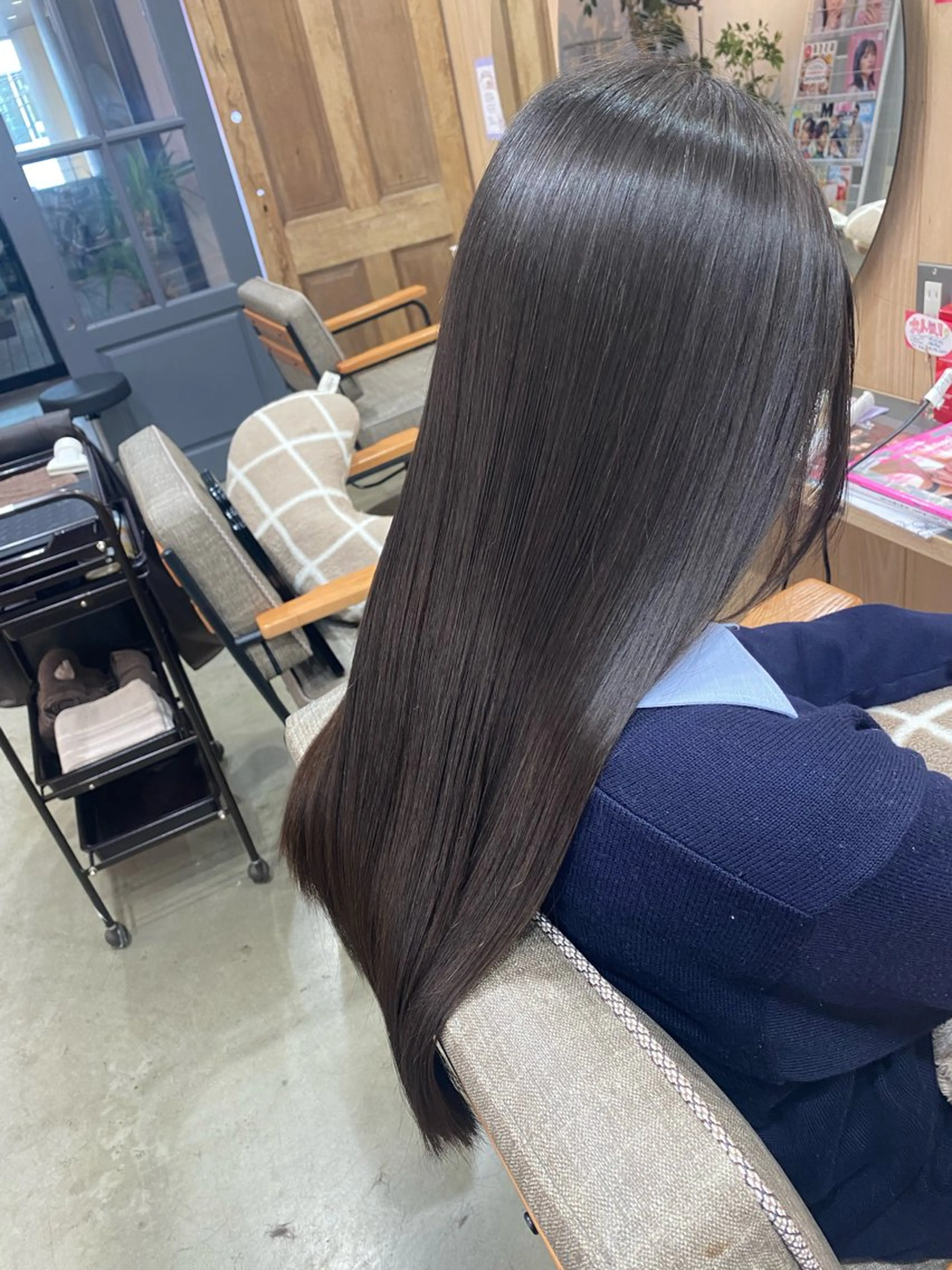 ロング カット ヘアカラー トリートメント Tsuyoshi 【Rosso】のヘアスタイル