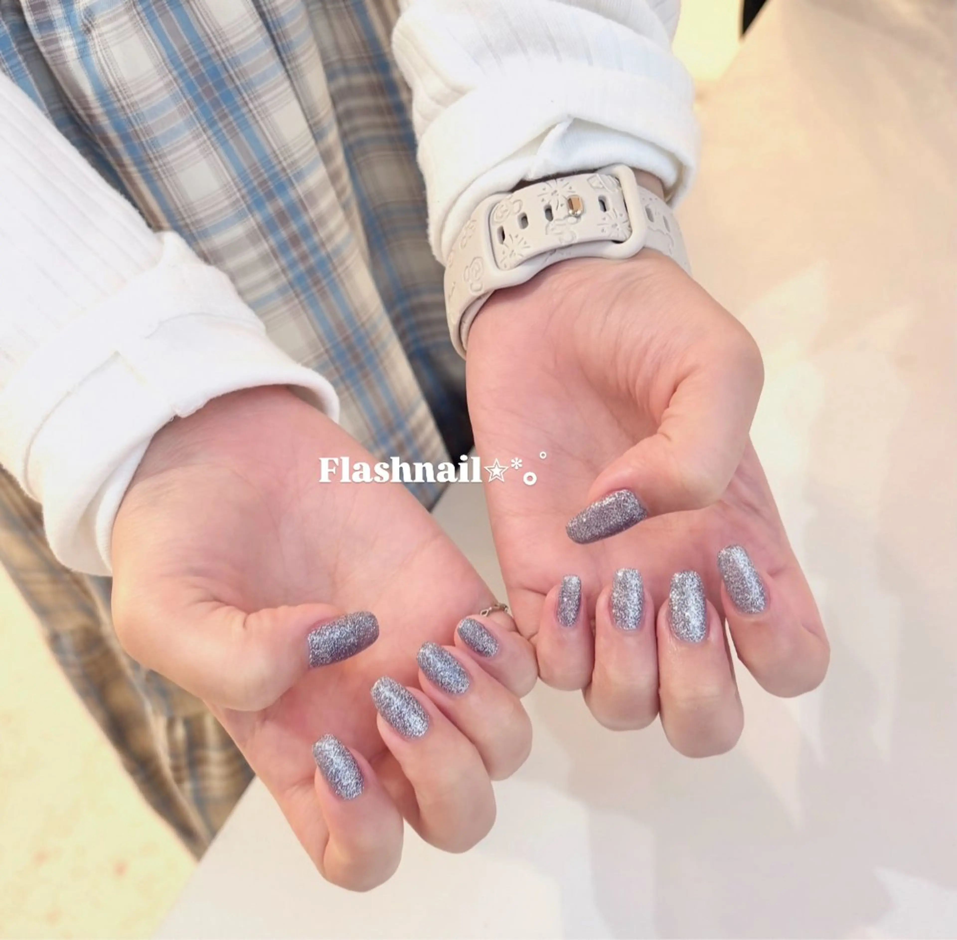 オフありフラッシュワンカラー✨の写真