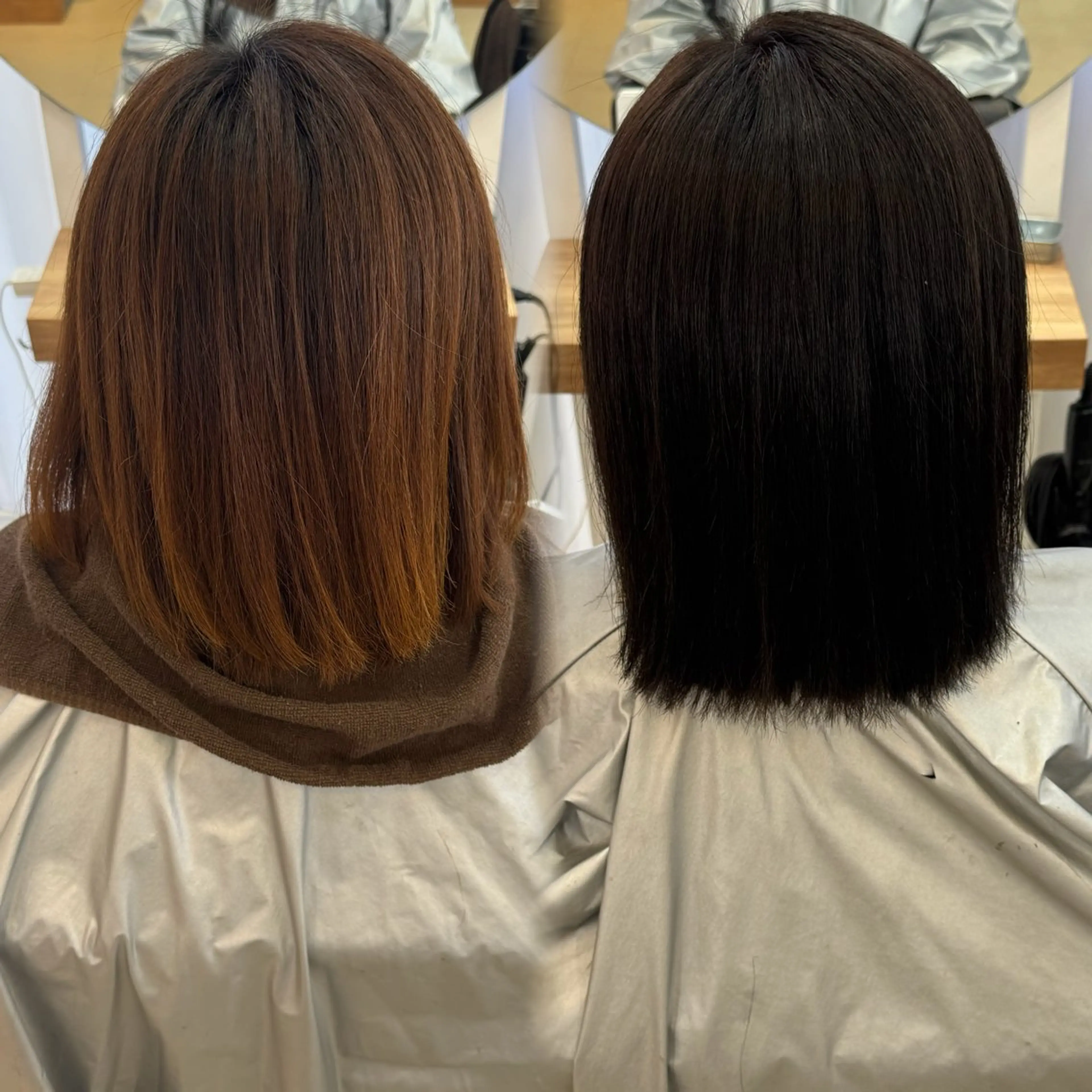 ミディアム ヘアカラー Agu hair 粉河のヘアスタイル