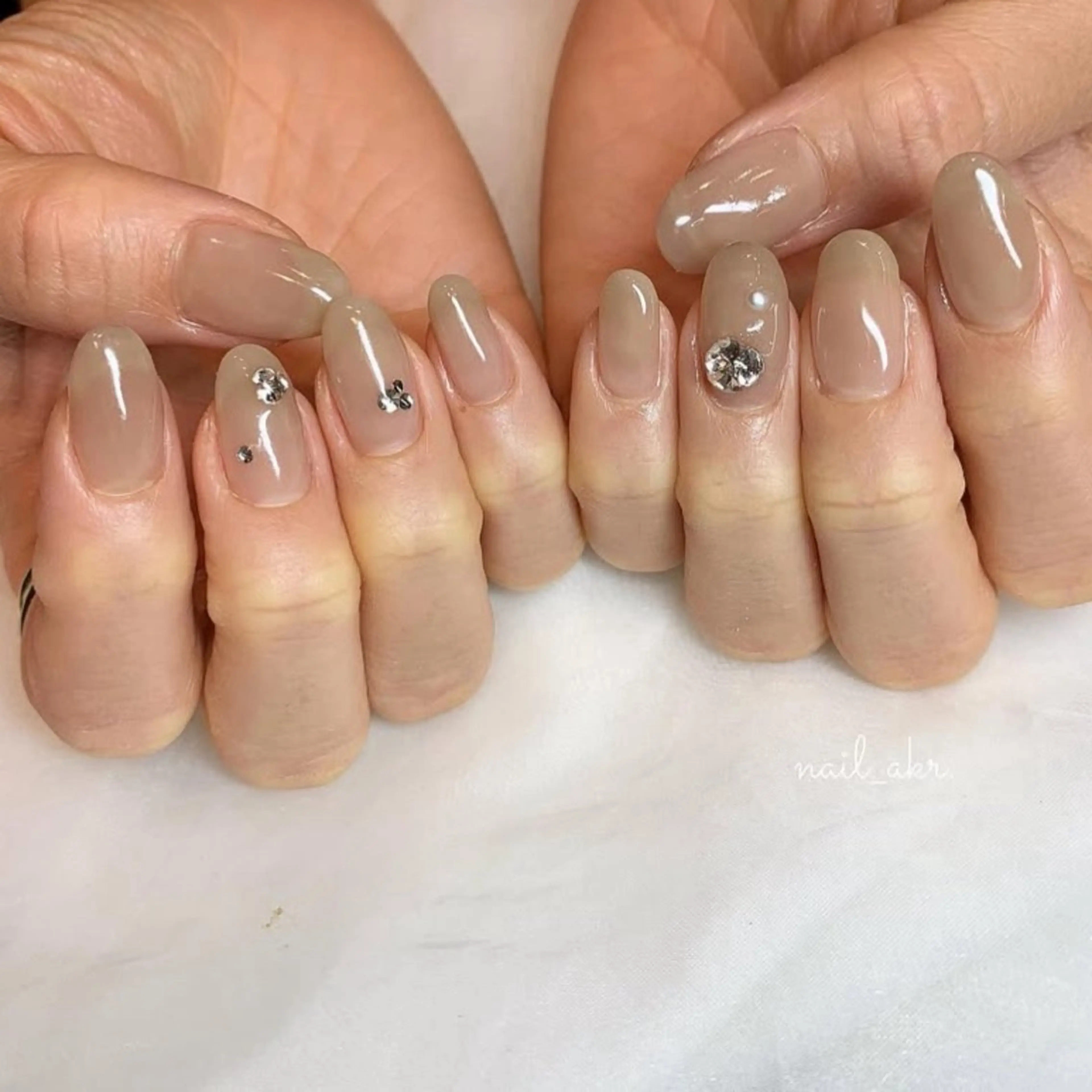 ネイル シンプルネイル nailAVANCE akariのネイルデザイン