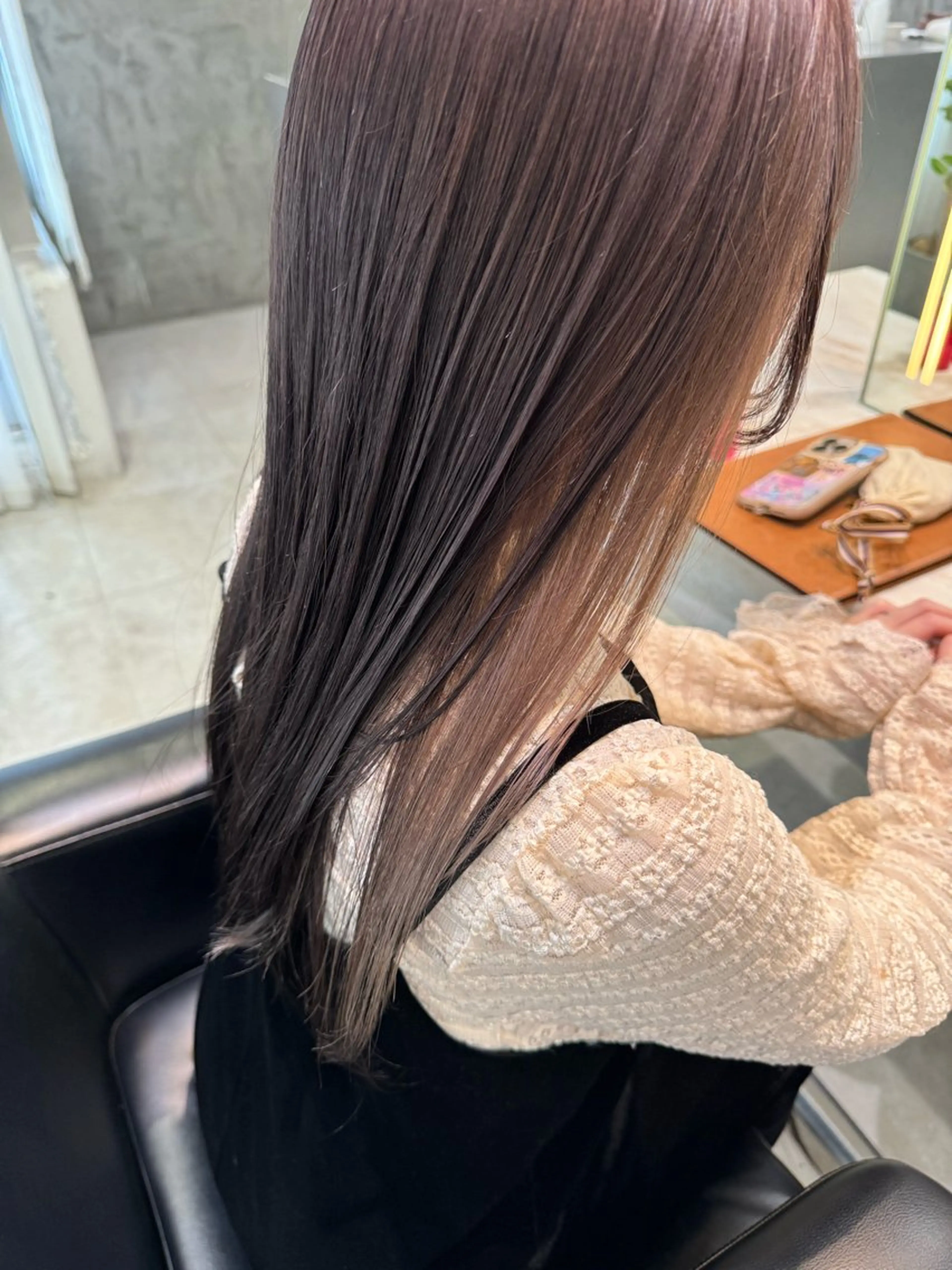 ロング カラー ヘアカラー トリートメント 🍪ﾖｼｲﾊﾙﾈ🍪 ﾗﾍﾞﾝﾀﾞｰｶﾗｰのヘアスタイル