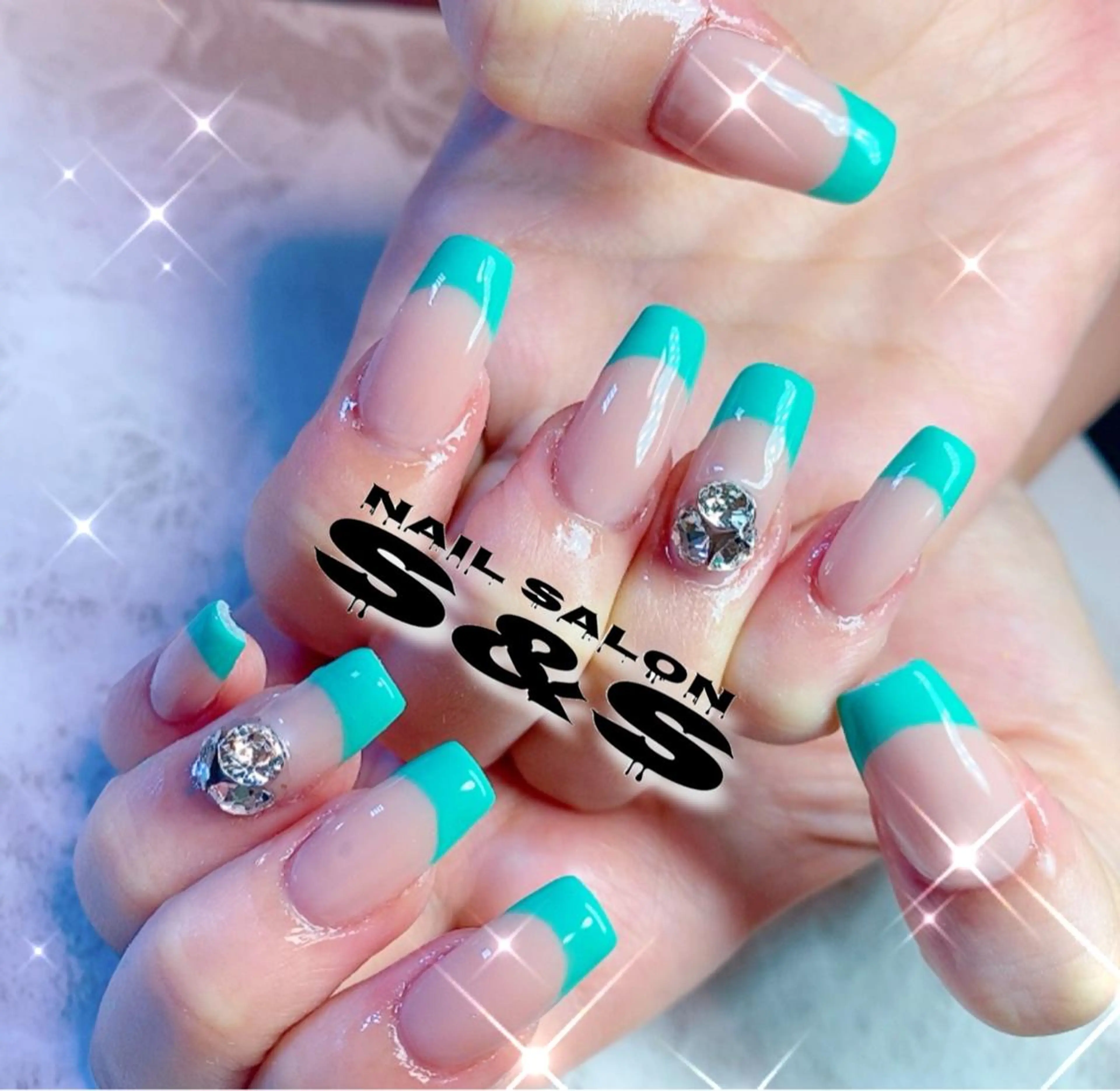 ネイル 長さ出し フレンチネイル メンズネイル 持ち込み スカルプネイル S&S 村田小百合のネイルデザイン