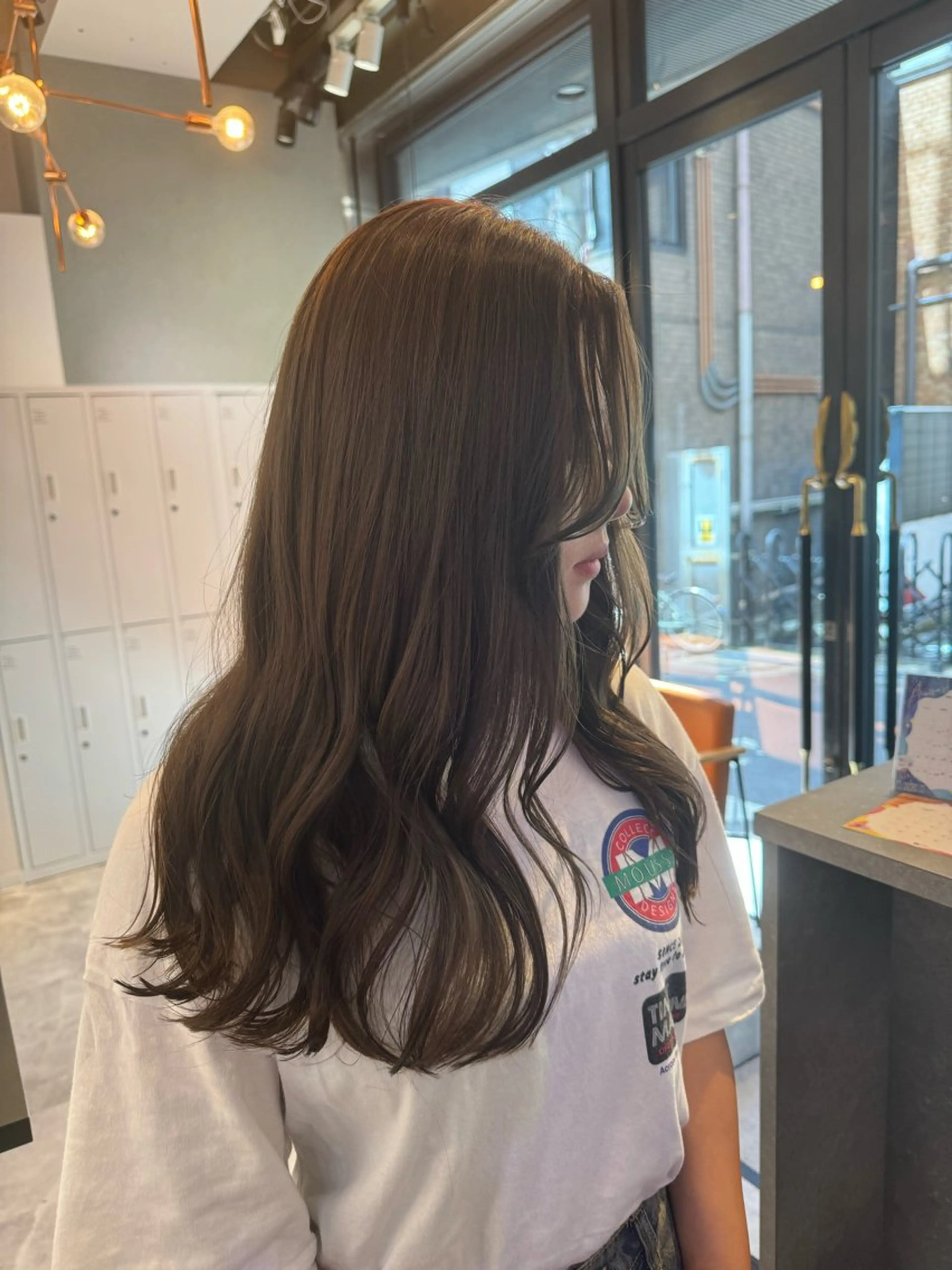 ロング カラー 赤み無し柔らかカラー 【梅田】madokaのヘアスタイル