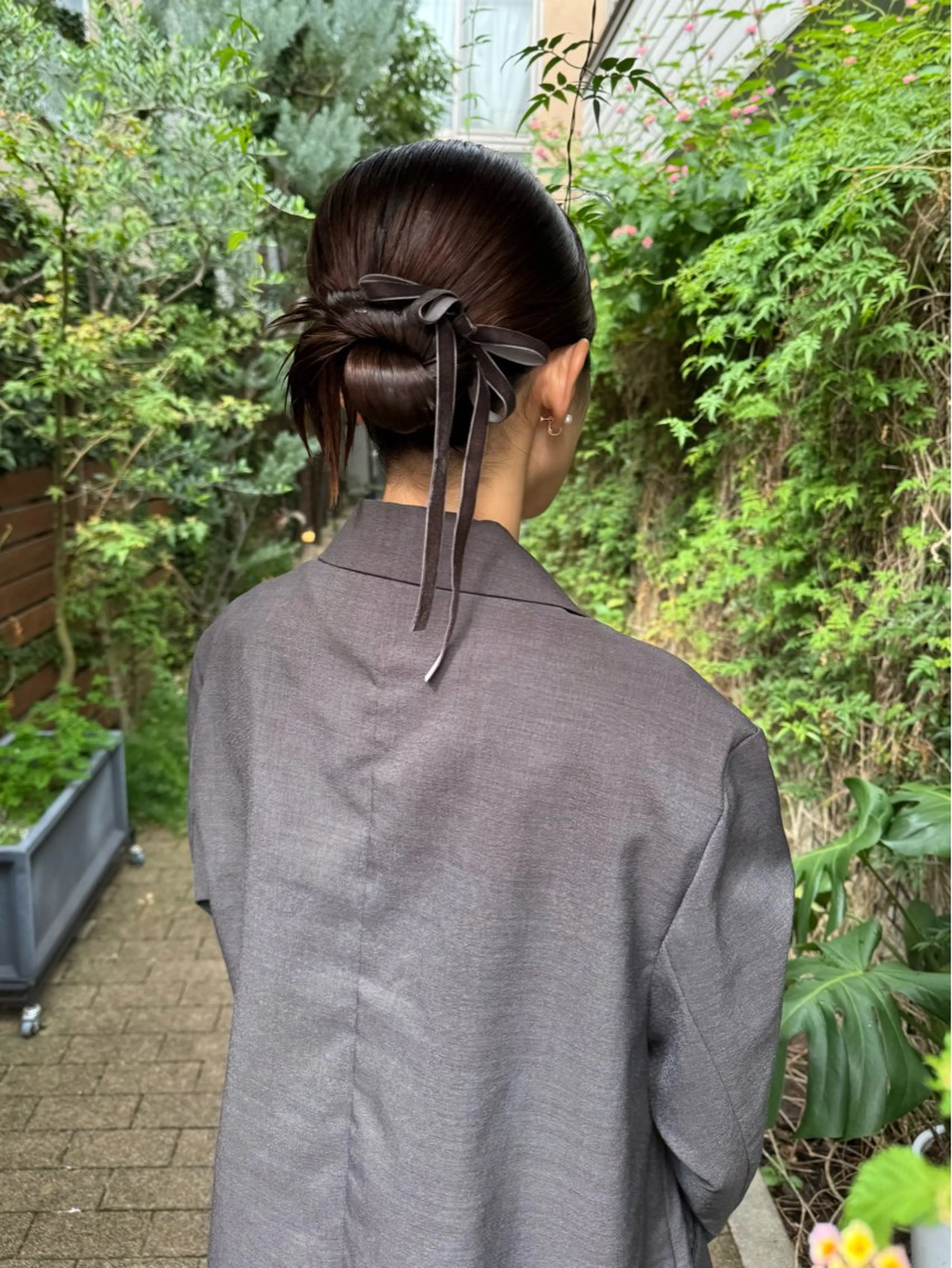 セミロング ヘアアレンジ ヘアセット mina 🌷のヘアスタイル