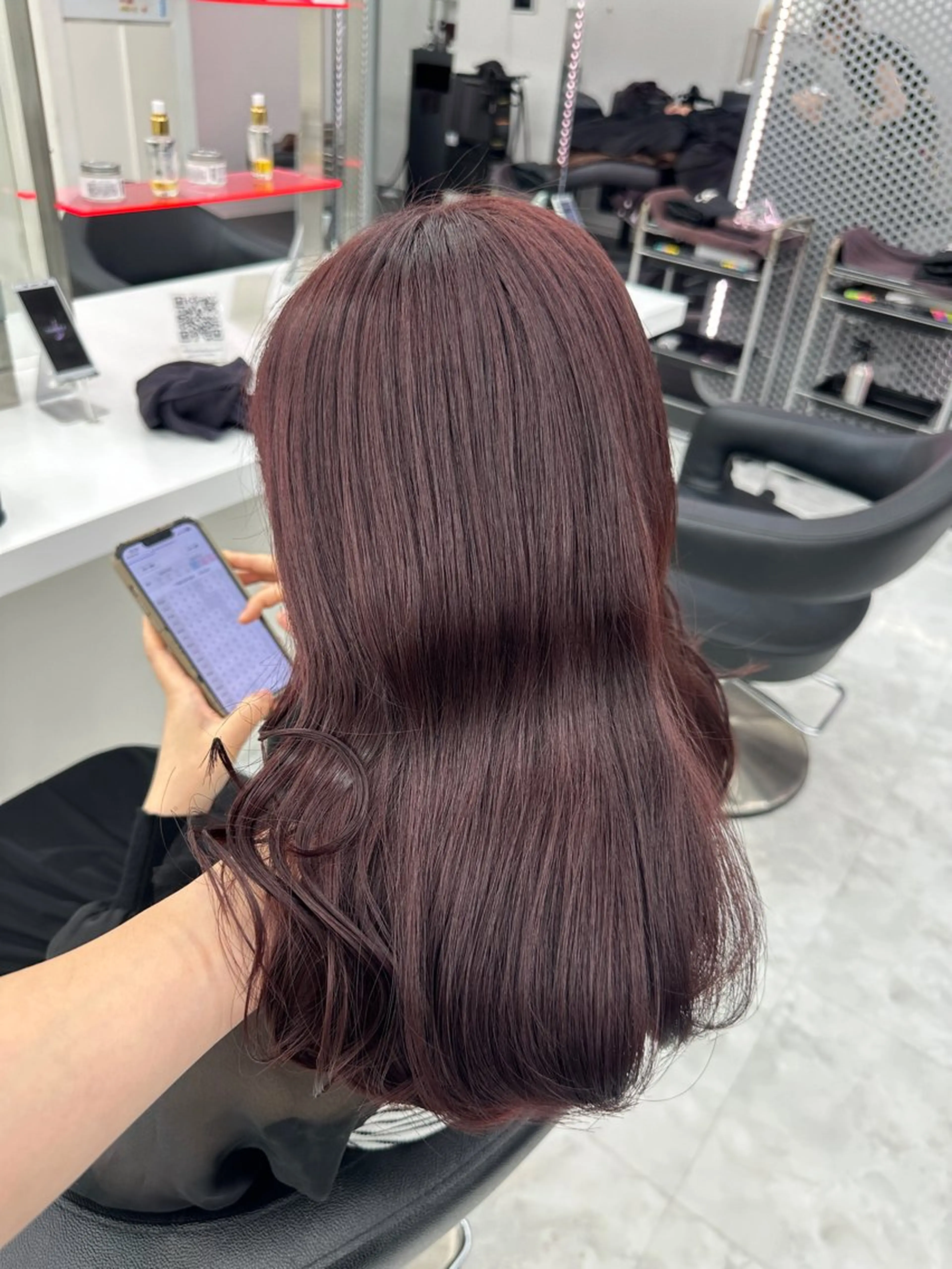 ロング カラー パーマ ヘアアレンジ メンズ キッズ ♥️韓国ヘア レイヤー♥️ゆりのヘアスタイル