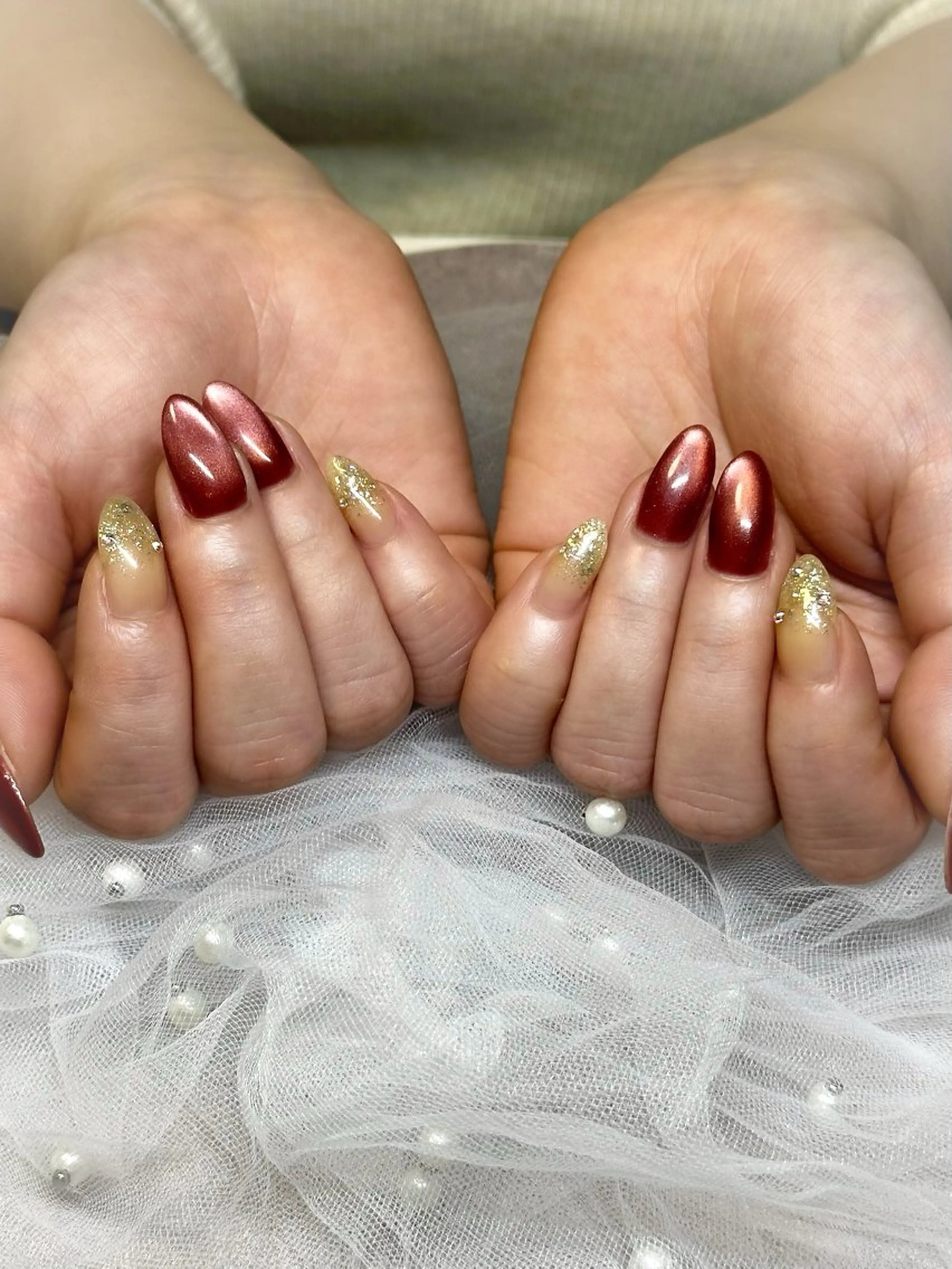 ネイル オフィスネイル シンプルネイル ハンドネイル Éclat~エクラ~ Mizukiのネイルデザイン