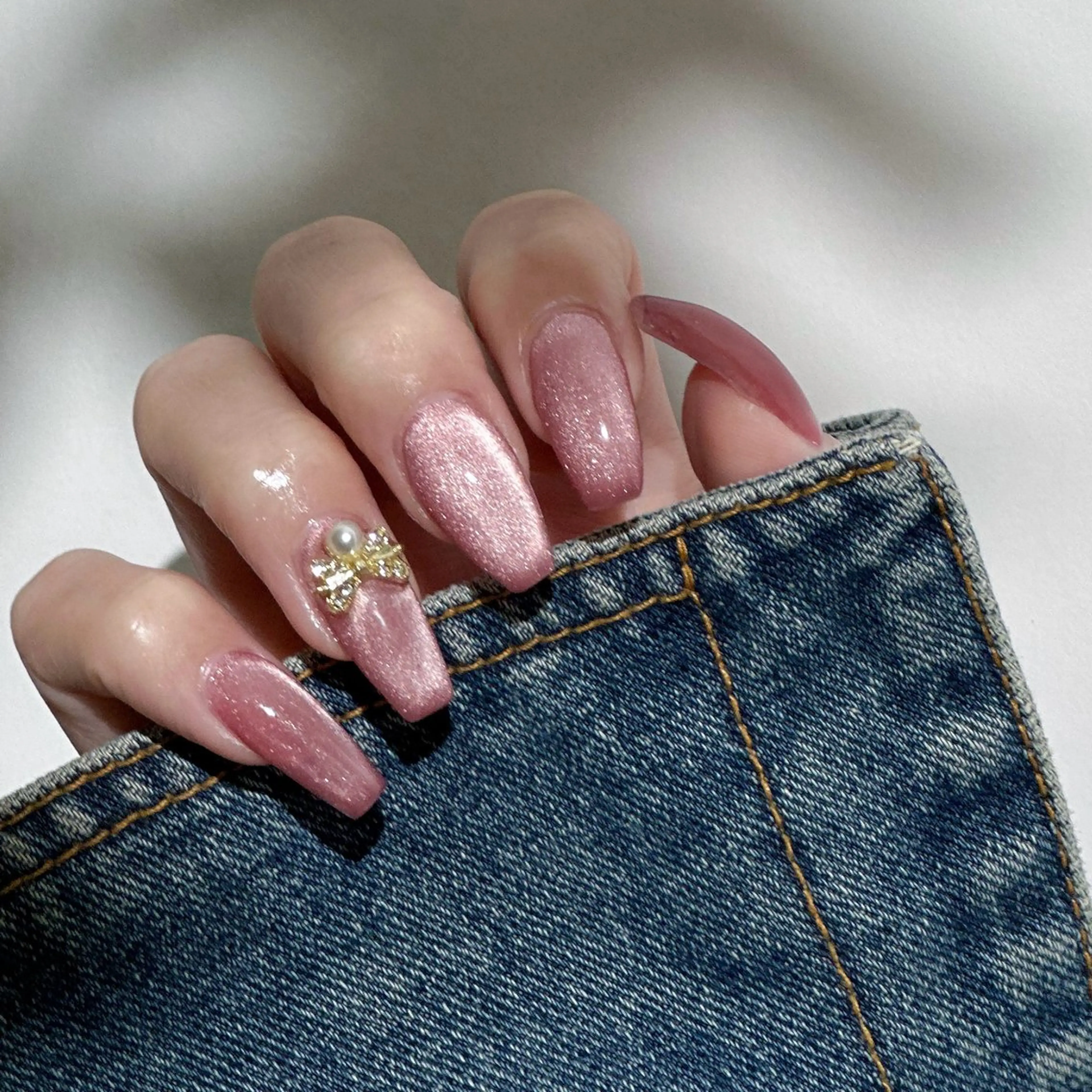 ネイル マグネットネイル マグネットワンカラー ワンカラーネイル ハンドネイル Organ mayaのネイルデザイン