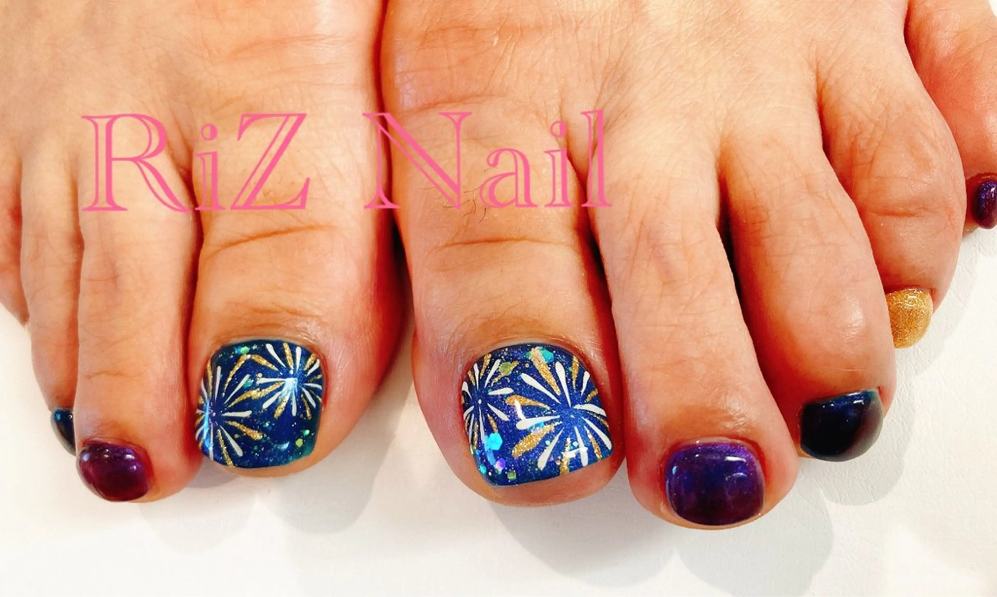 ネイル フットネイル RiZ nail salonのネイルデザイン