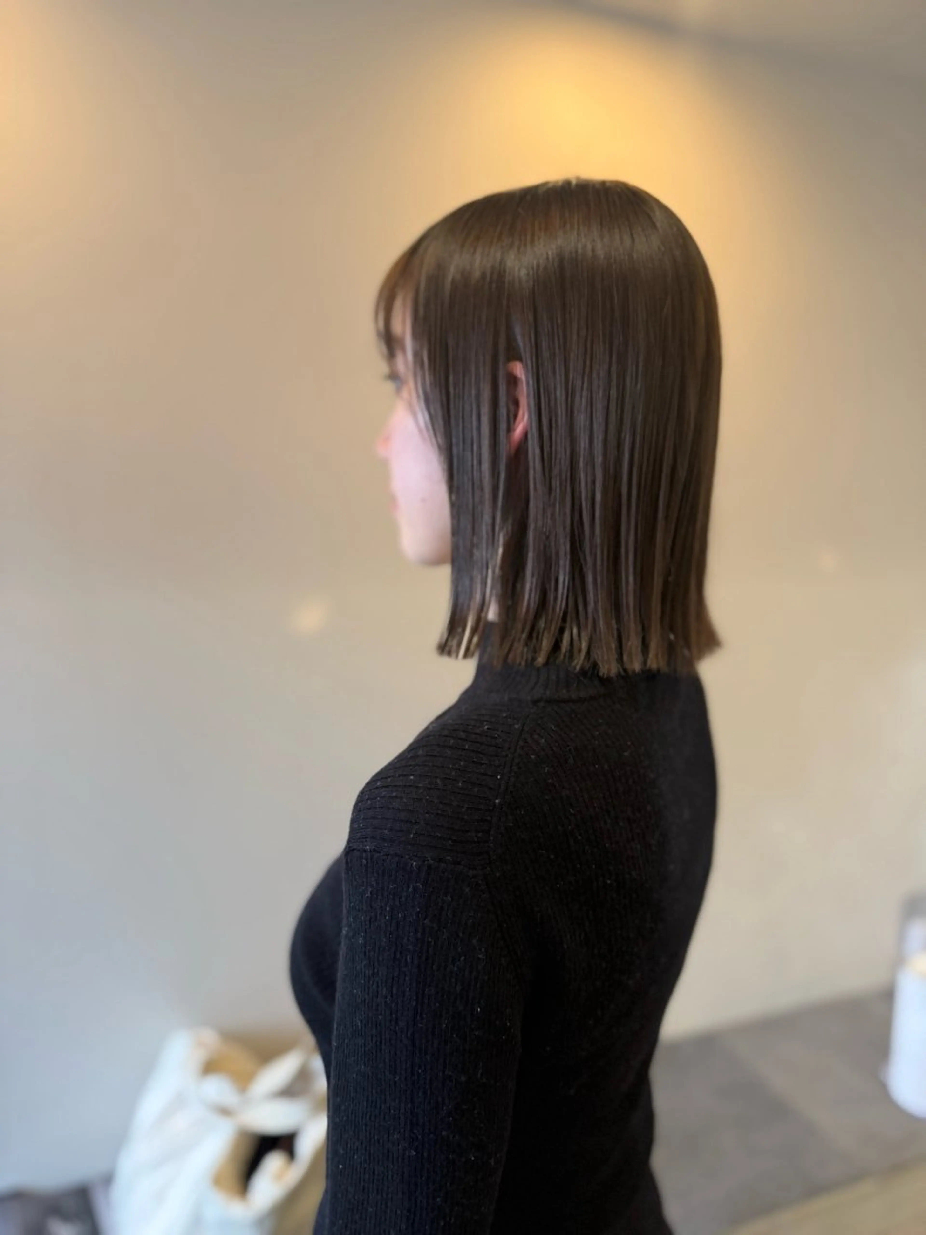 ミディアム カラー カット ヘアカラー トリートメント U too e’s鎌 倉🌿店長🌿のヘアスタイル