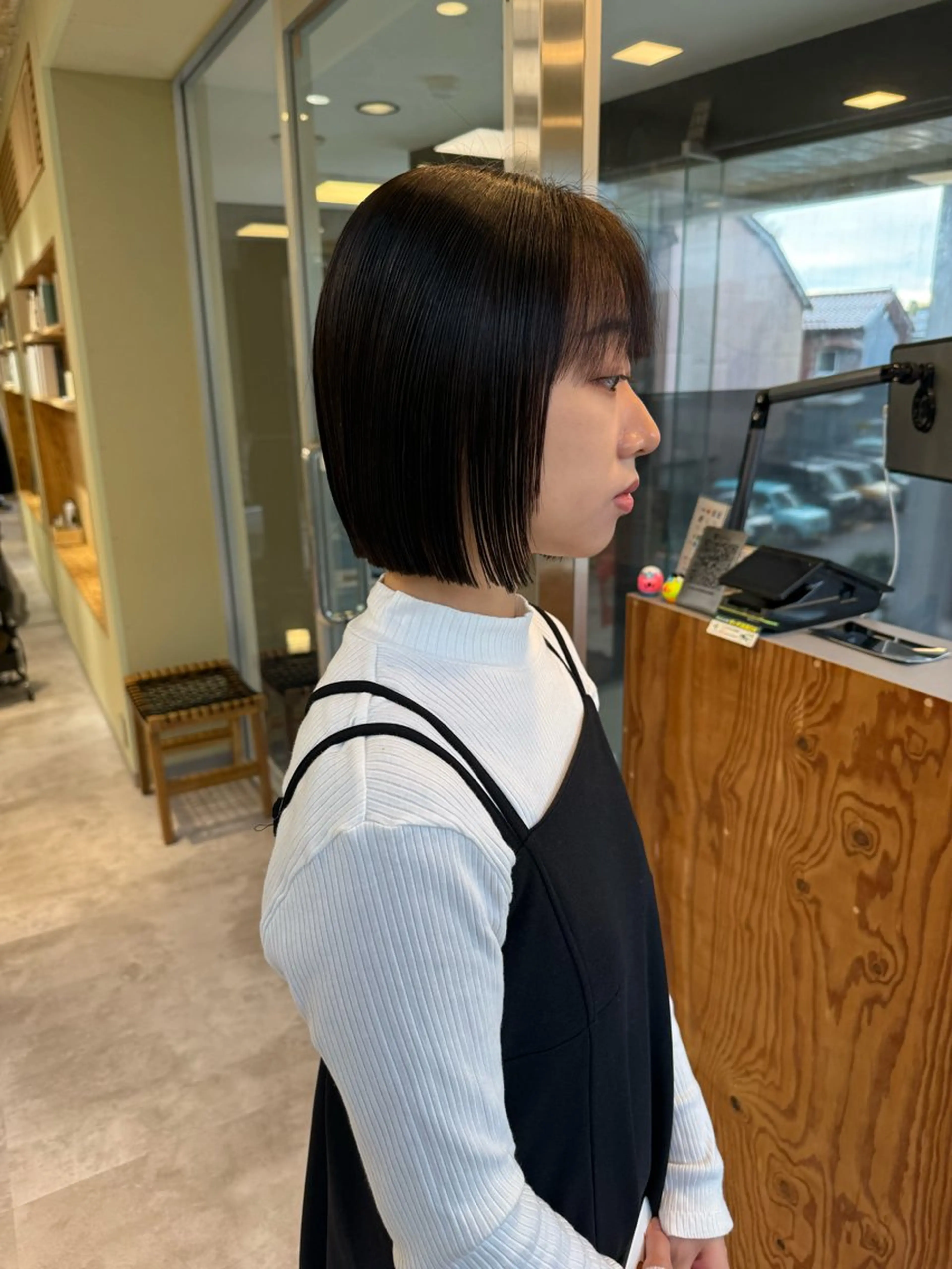 ショート カラー カット ヘアカラー 伶風/デザインカット /ボブ/透明感カラーのヘアスタイル