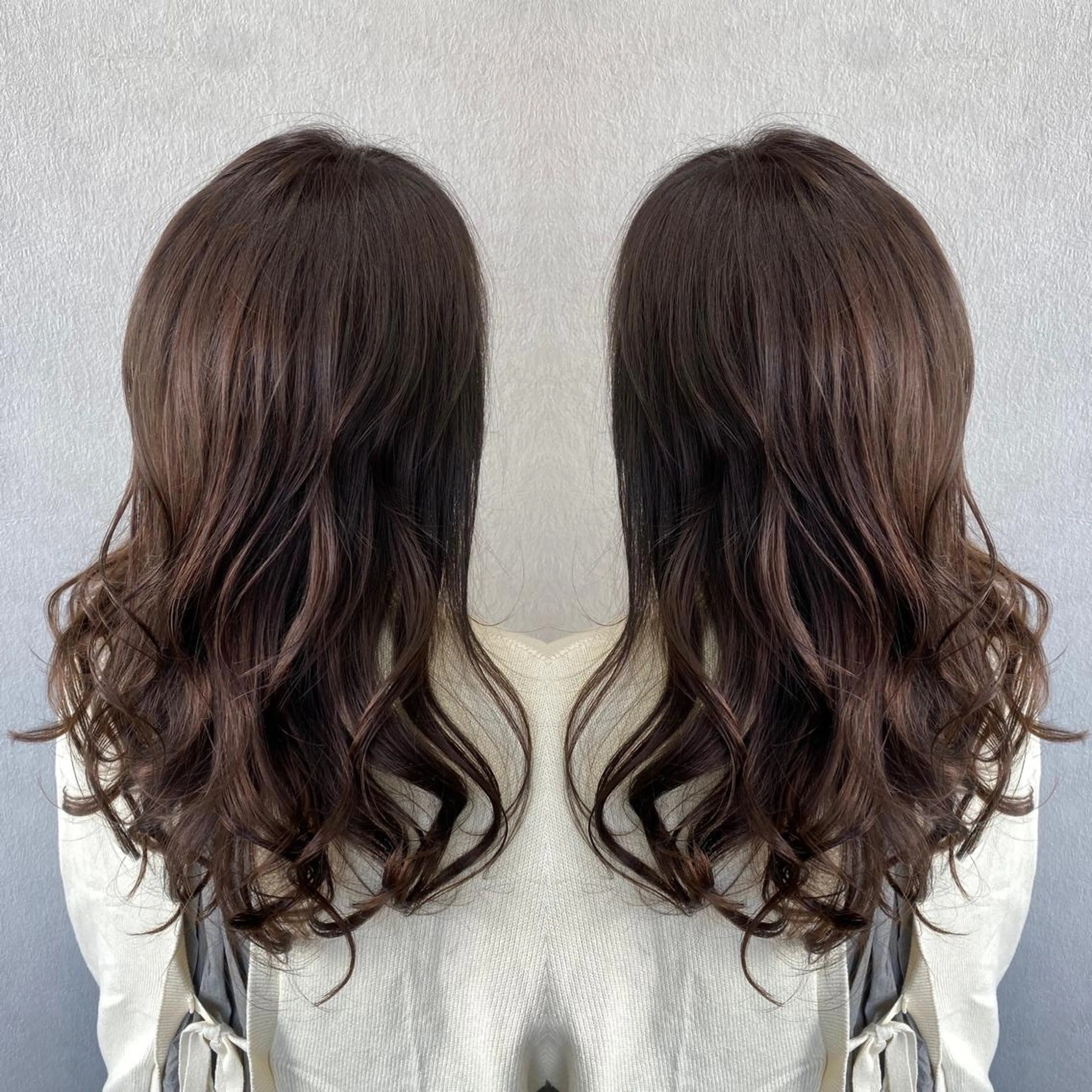 ロング カラー カット トリートメント tocca 💜石田愛結💜のヘアスタイル