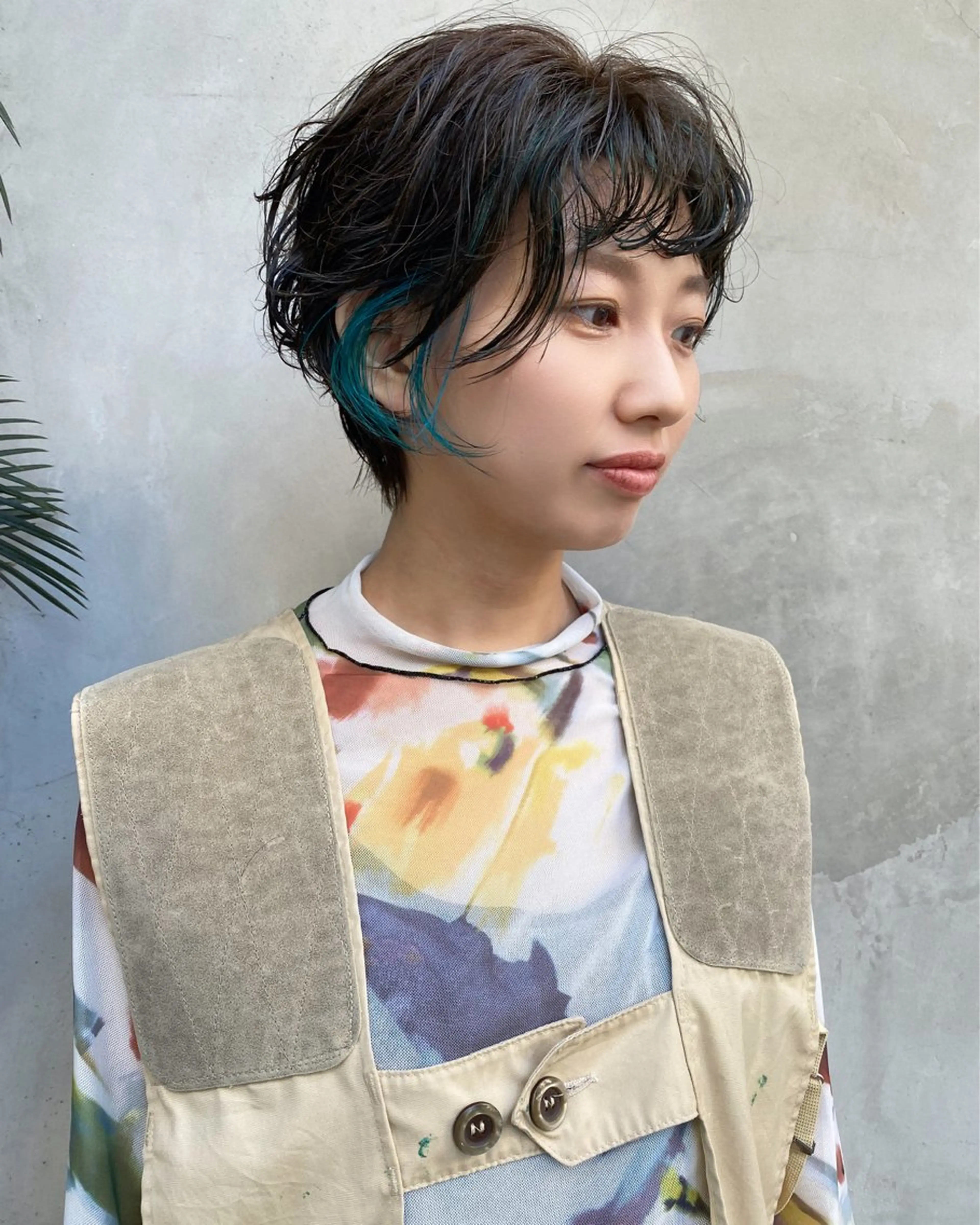 ショート くせ毛 ショートヘア ウルフカット ヘアカラー sea's所属・ヒラカホ/矢場町/ ブリーチ/似合わせのヘアスタイル