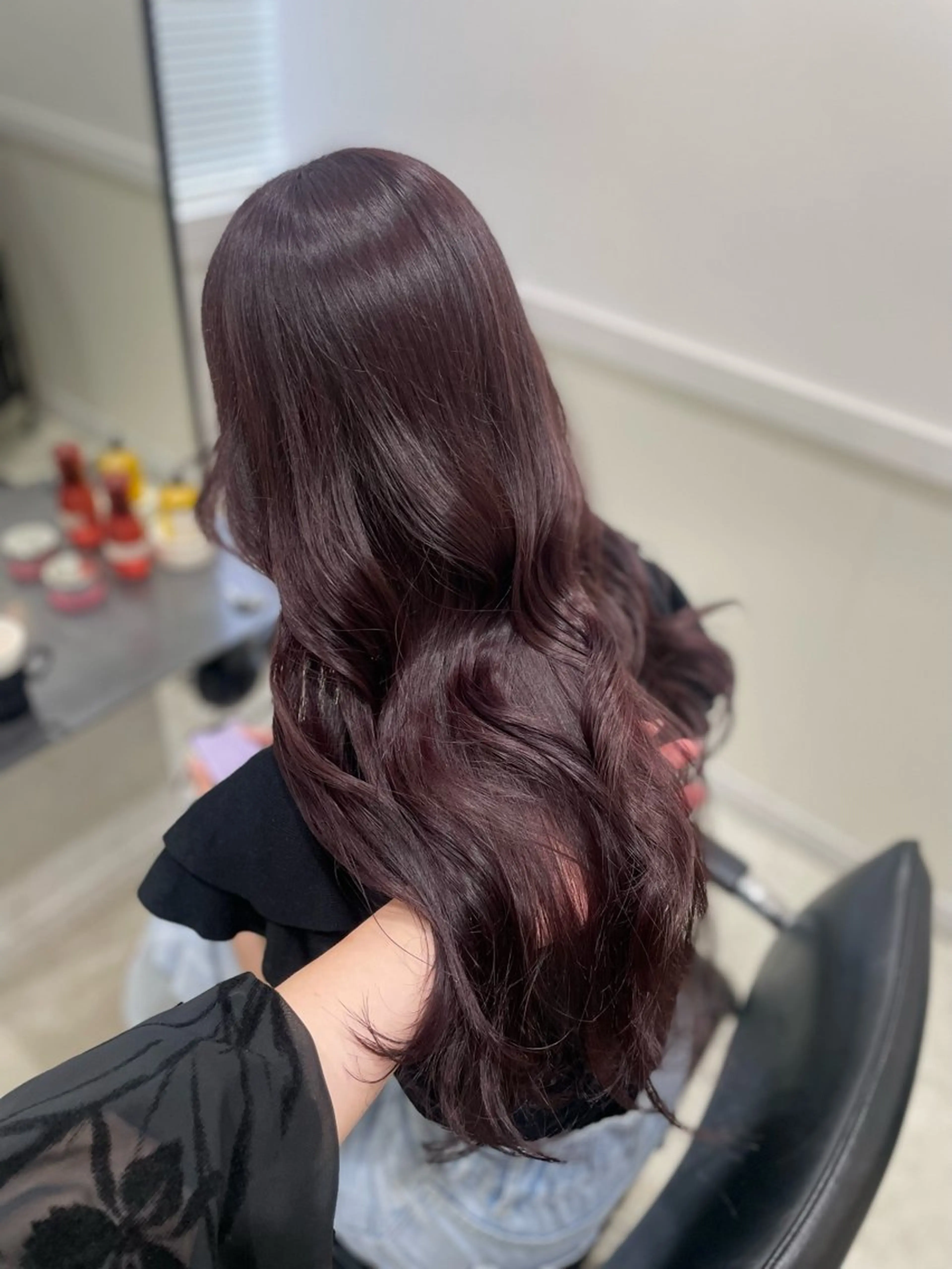 ロング ヘアカラー トリートメント ヘアセット GO TODAY SHAiR SALON所属・🤍韓国トレンド ヘア🤍miku🤍のヘアスタイル