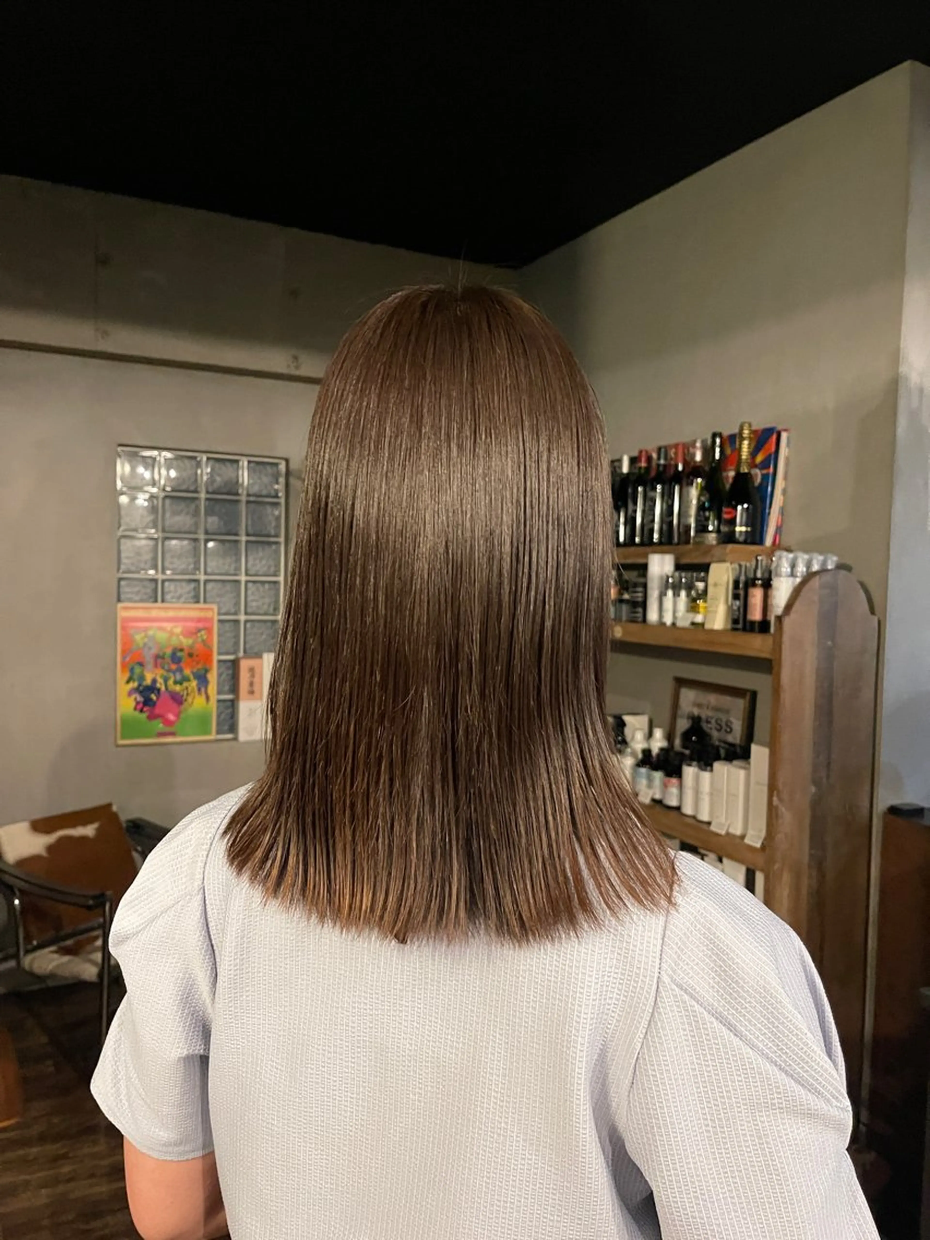 セミロング カラー ヘアカラー BLESS所属・sawahata mariaのヘアスタイル