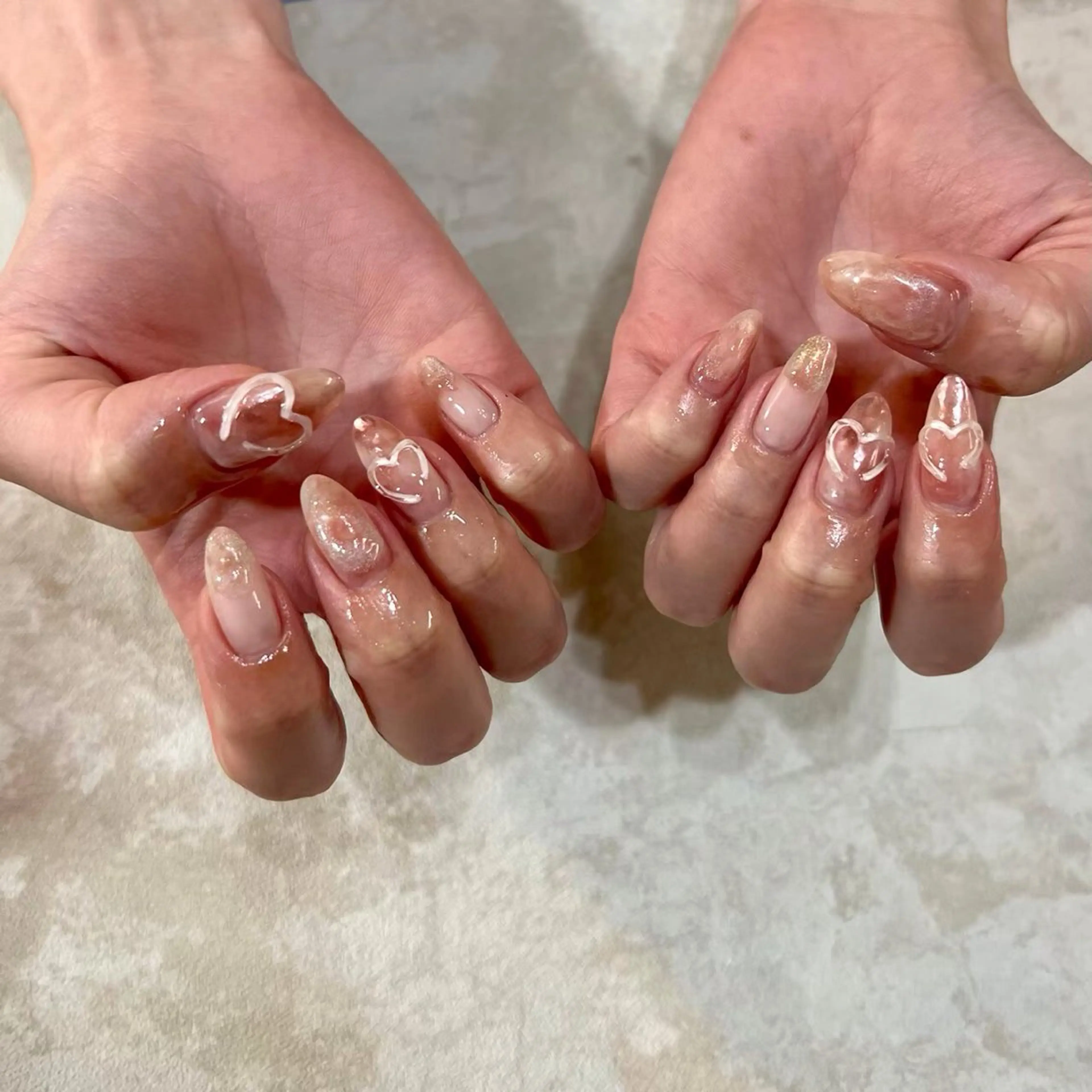 ネイル ハンドネイル Plumeria Ashily大宮のネイルデザイン