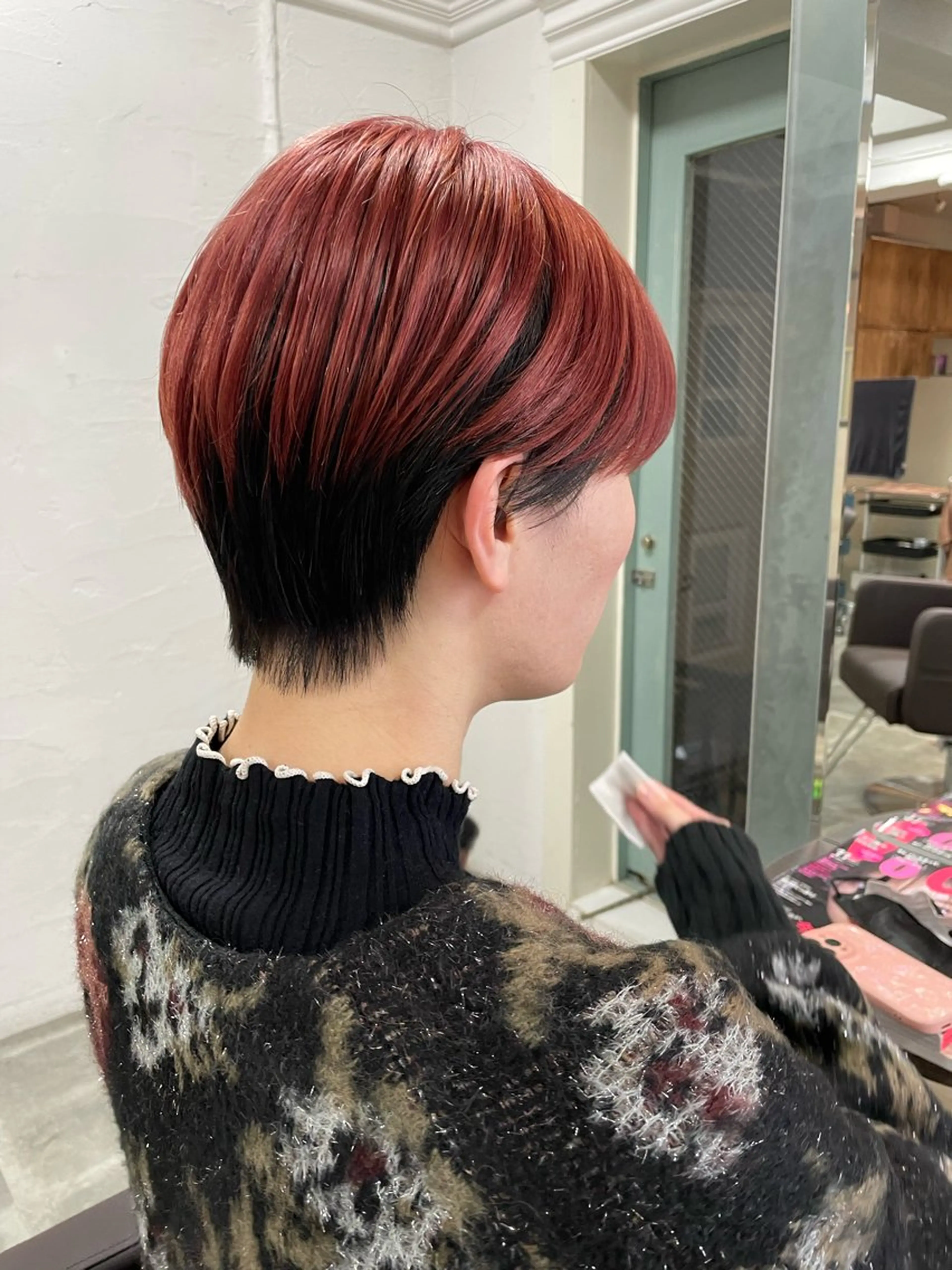ショート カット ヘアカラー トリートメント 平 ちひろのヘアスタイル