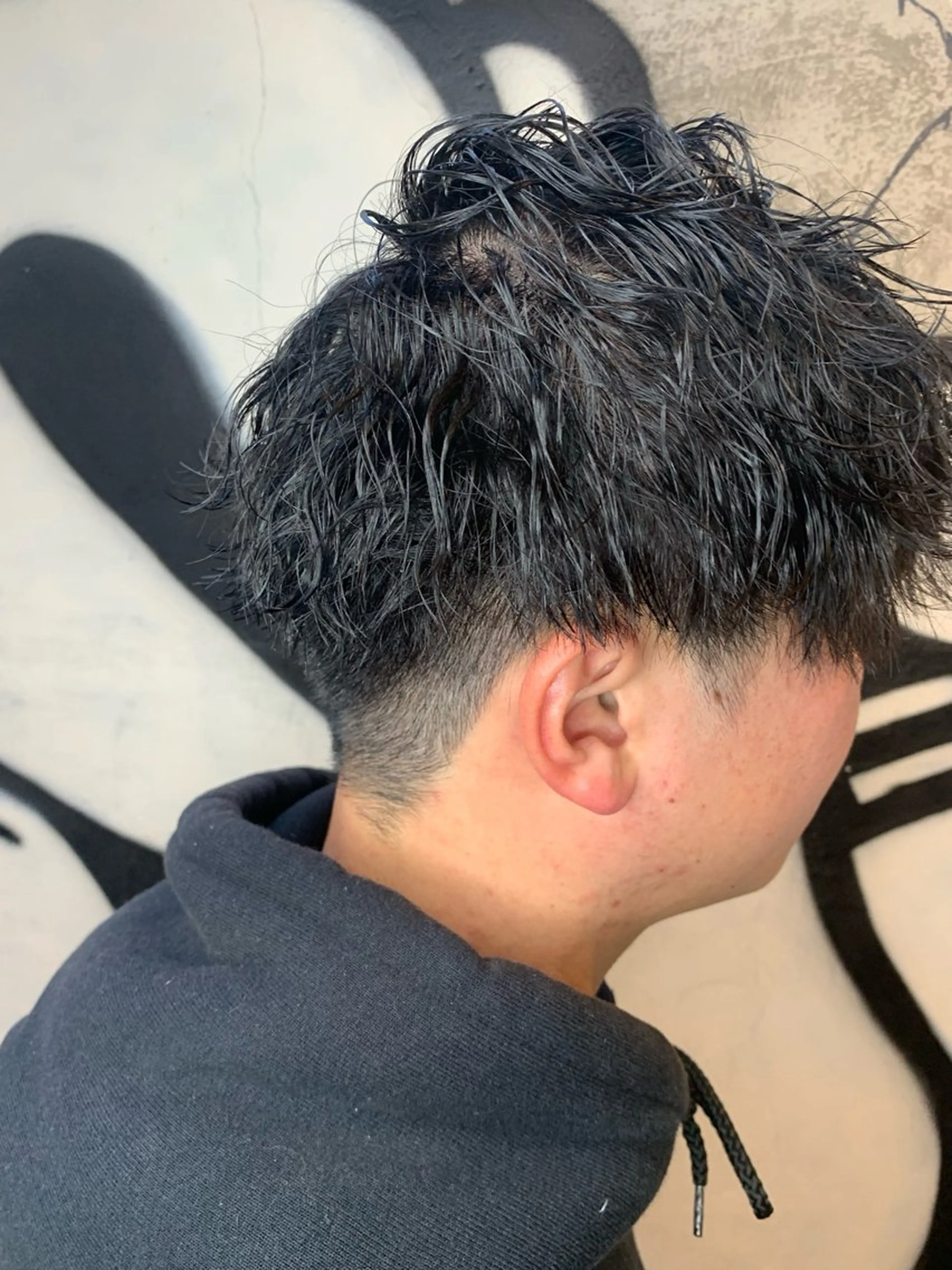 ショート パーマ メンズ カット パーマ ⚡️メンズパーマ特化 mens支持◎/忠地のヘアスタイル
